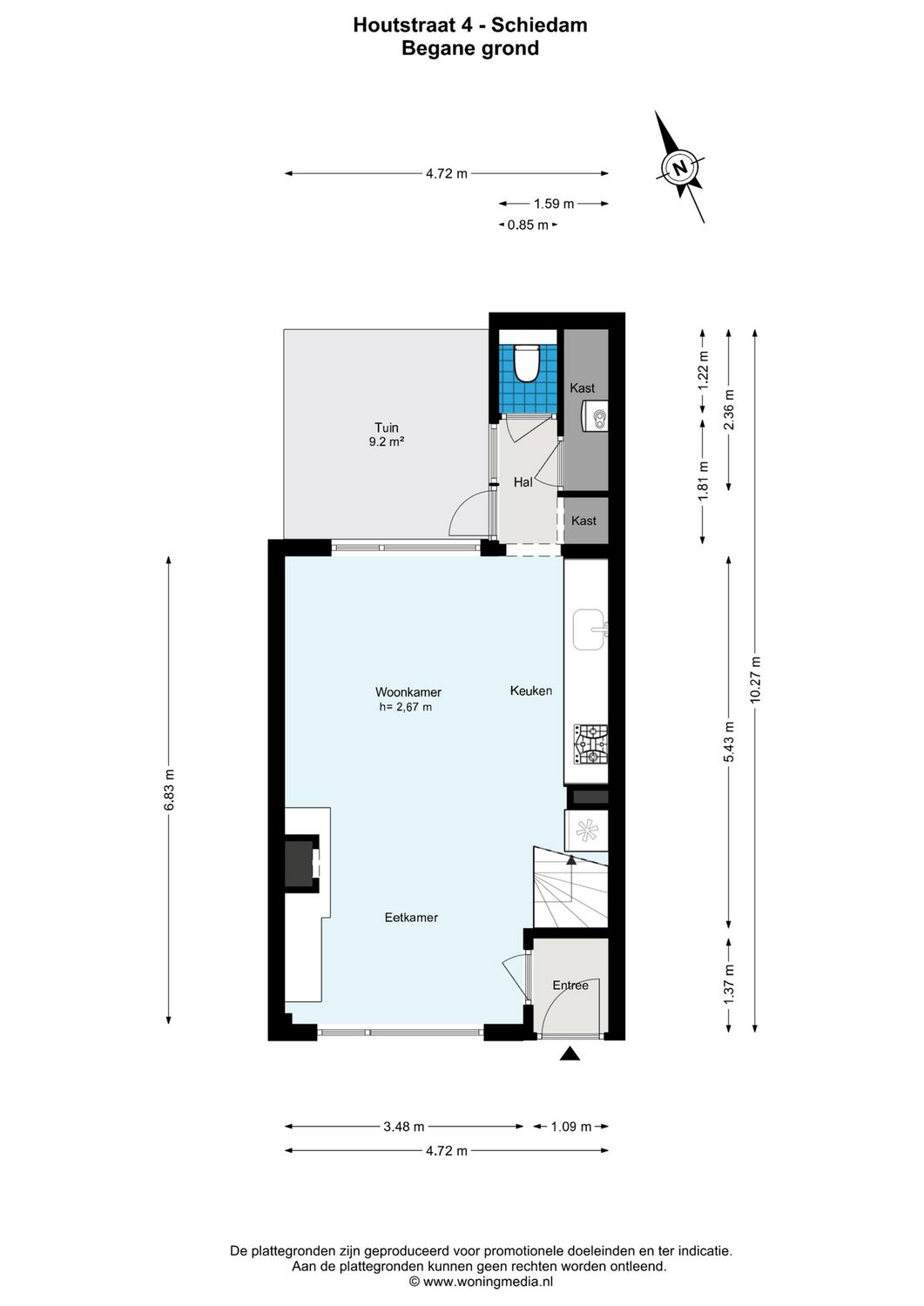 Houtstraat 4, SCHIEDAM plattegrond 0