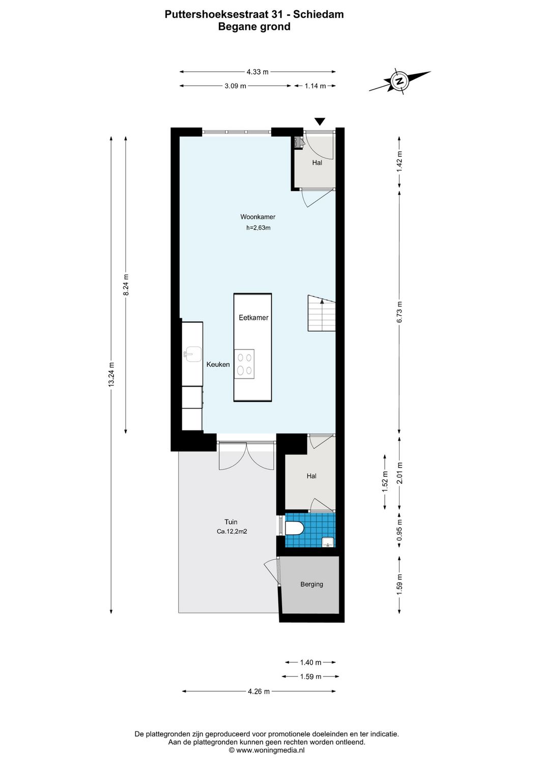 Puttershoeksestraat 31, SCHIEDAM plattegrond 0