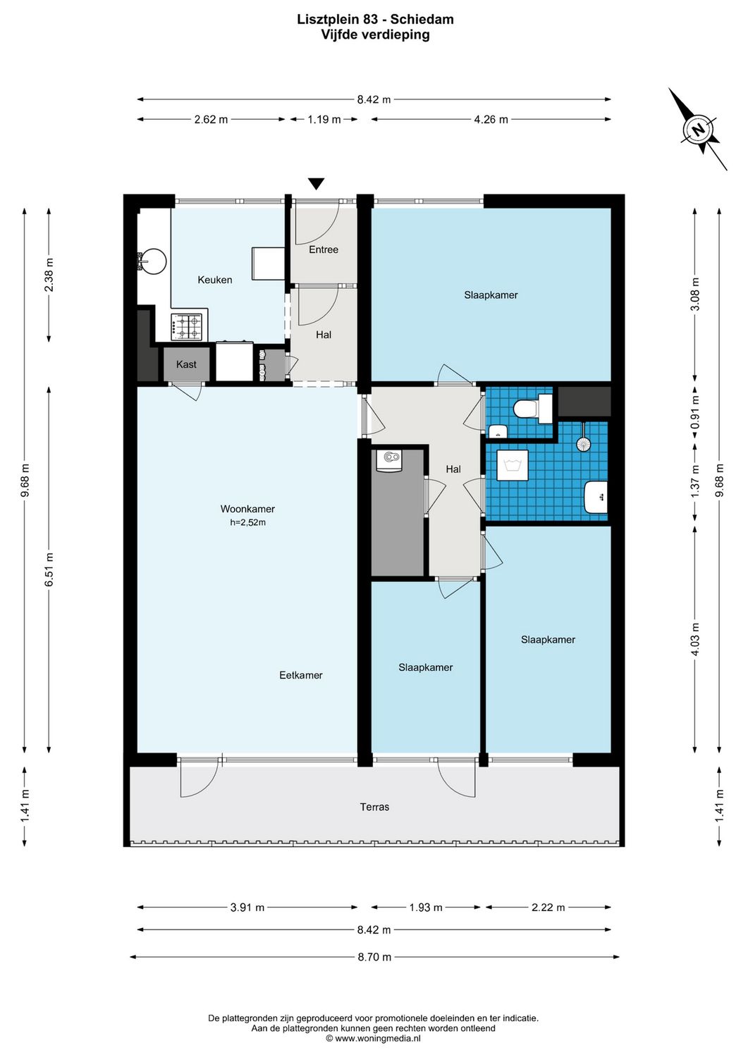 Lisztplein 83, SCHIEDAM plattegrond 0