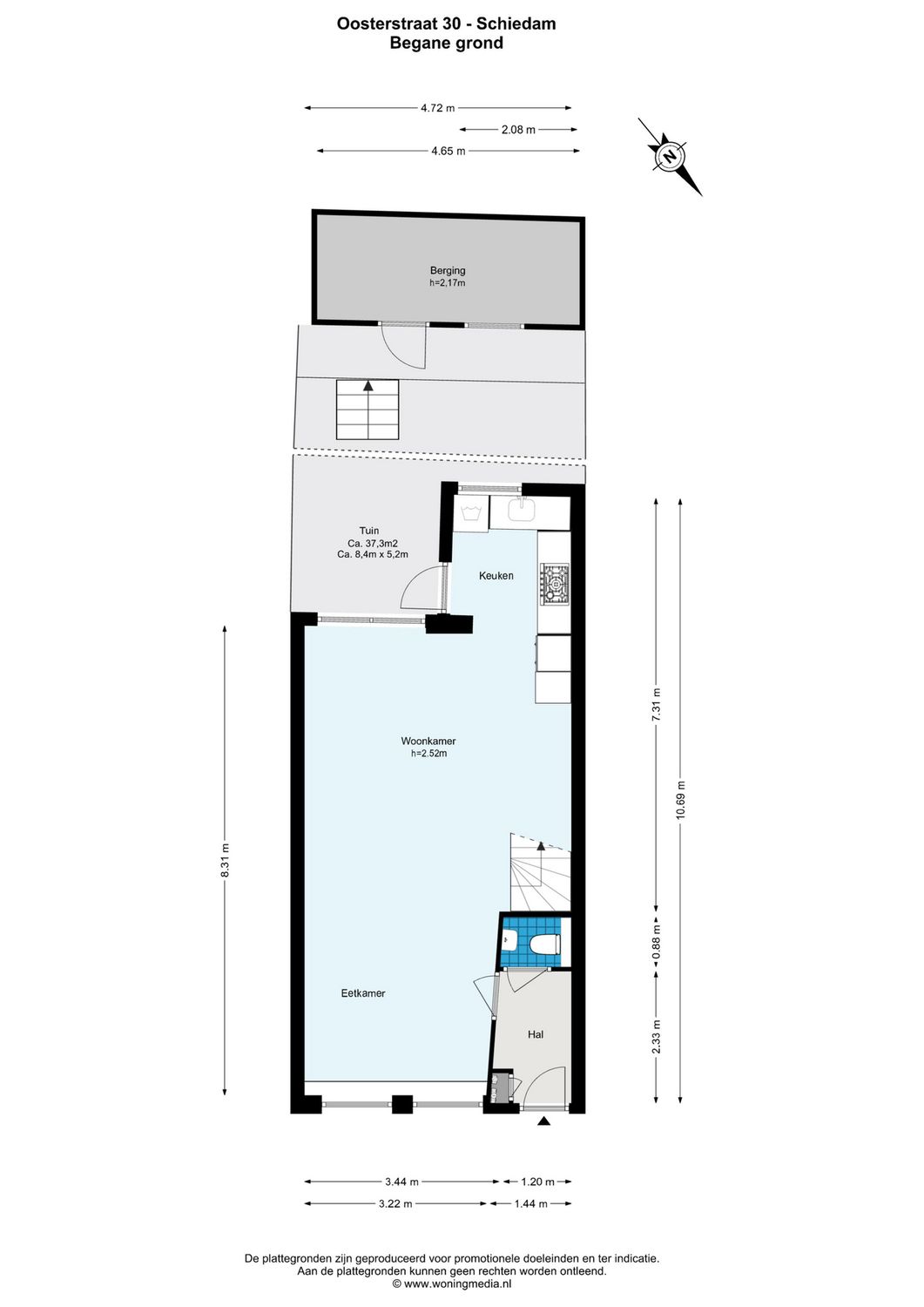 Oosterstraat 30, SCHIEDAM plattegrond 0