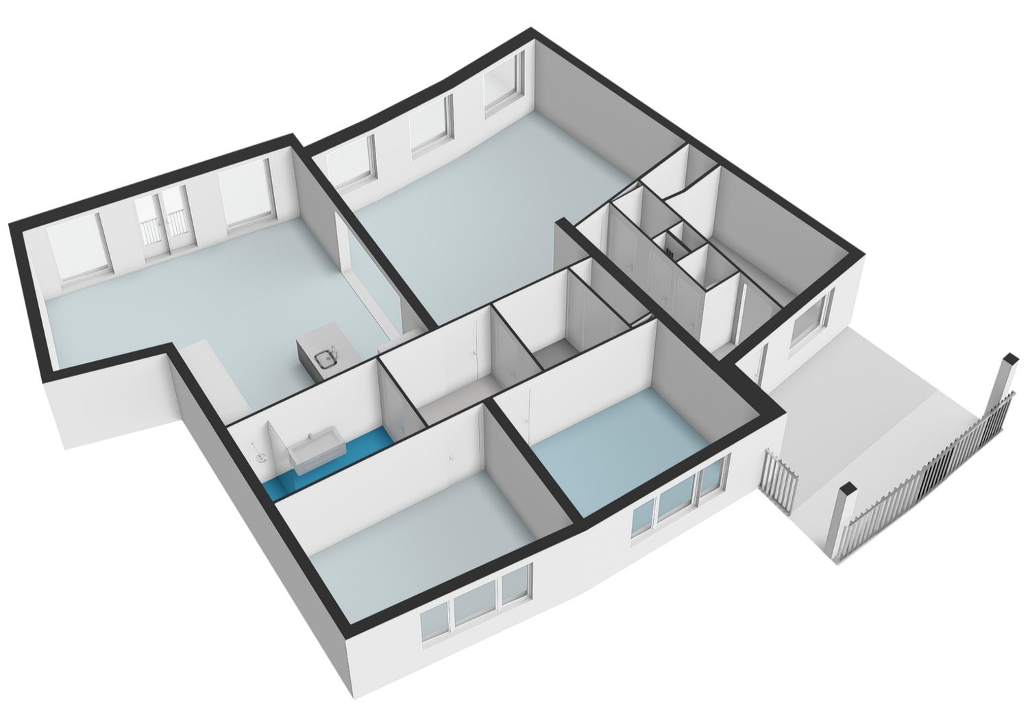 Land van Belofte 26, SCHIEDAM plattegrond 3