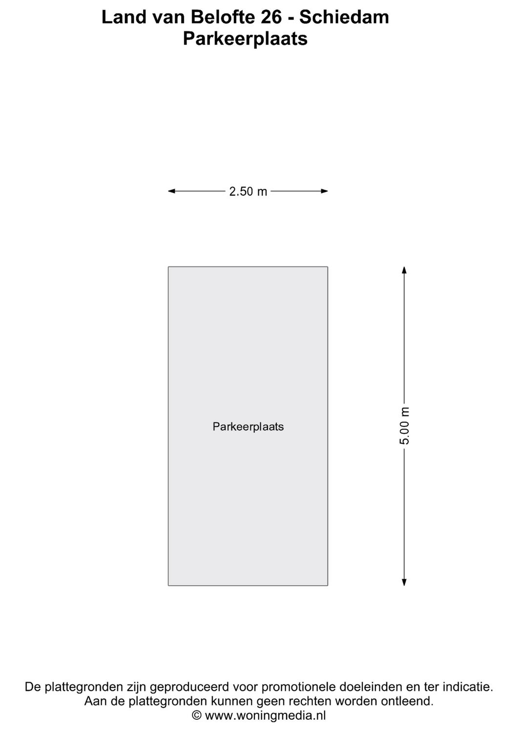 Land van Belofte 26, SCHIEDAM plattegrond 2