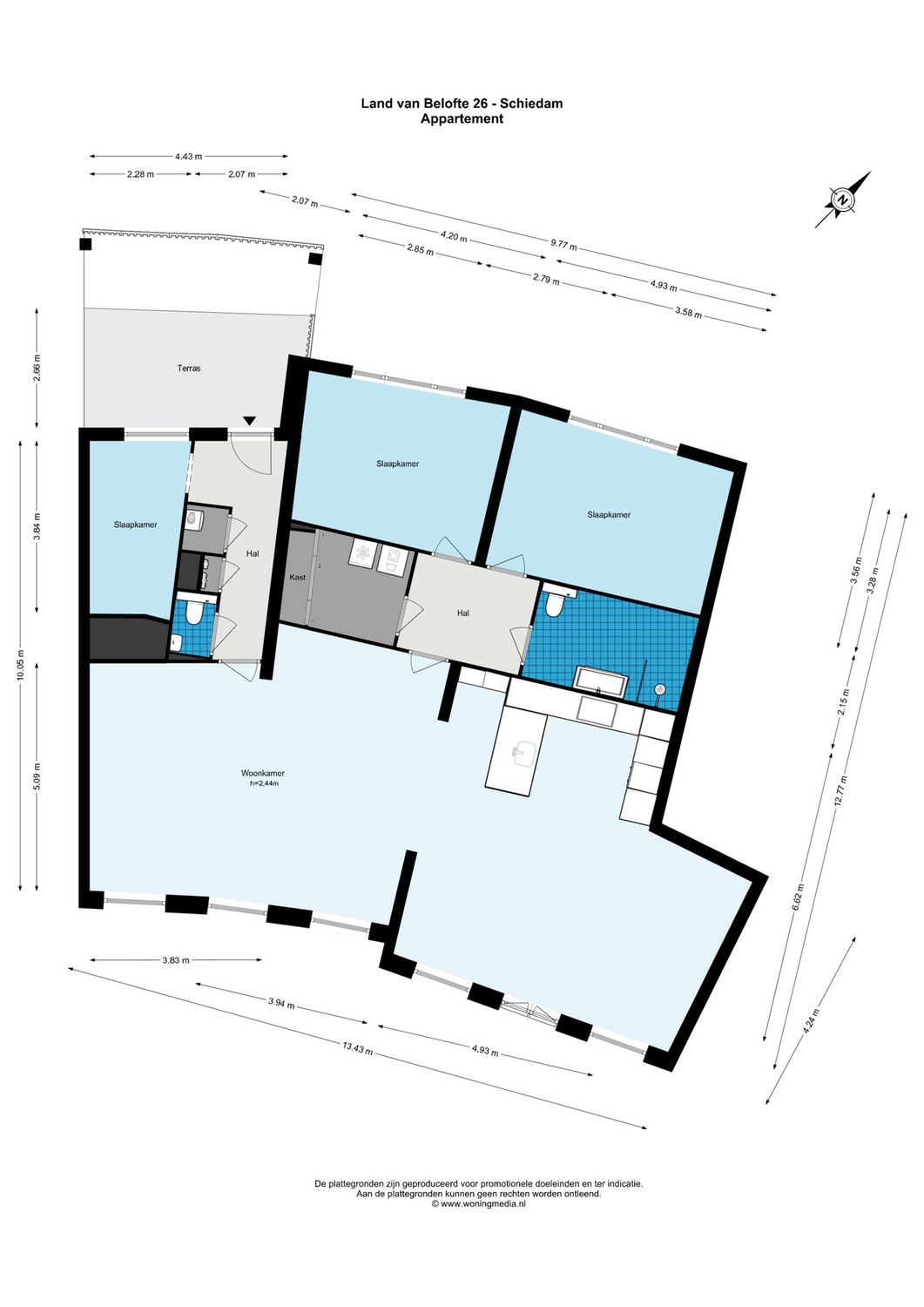 Land van Belofte 26, SCHIEDAM plattegrond 0