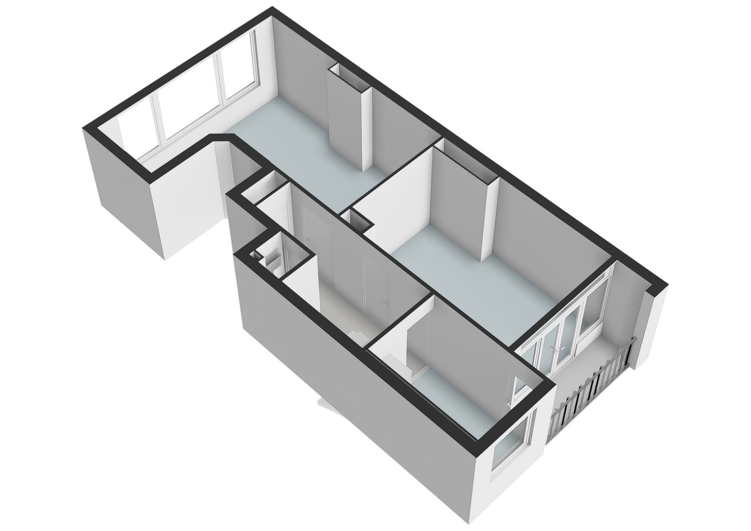 Lorentzlaan 53C, SCHIEDAM plattegrond 2