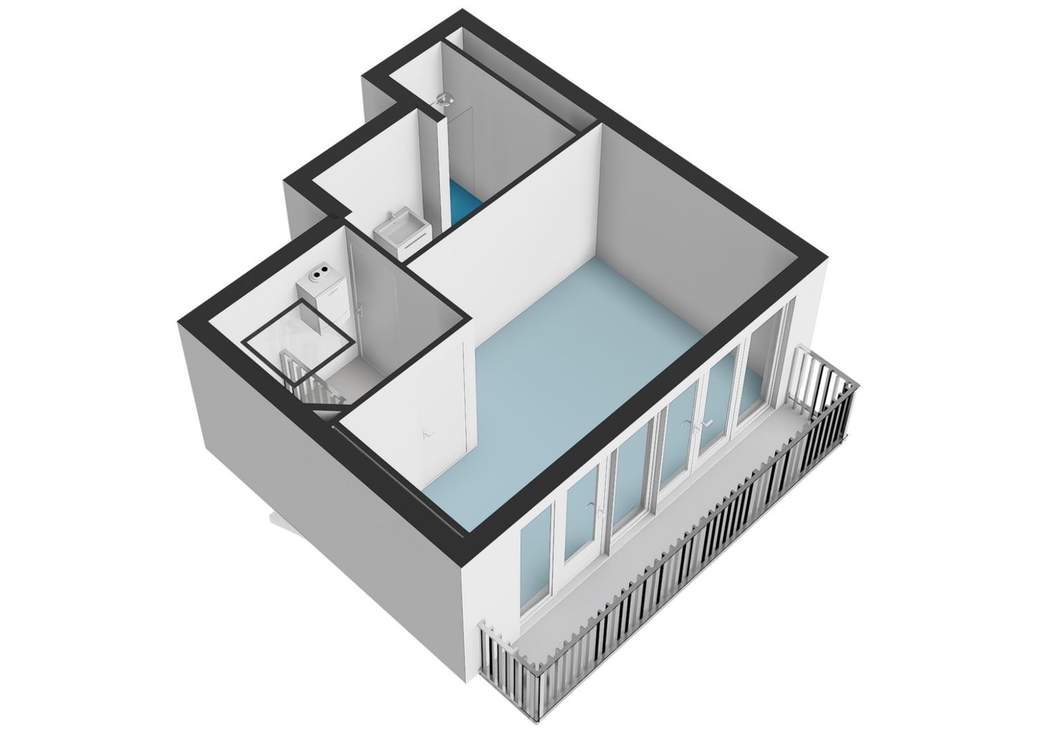Lorentzlaan 53C, SCHIEDAM plattegrond 3