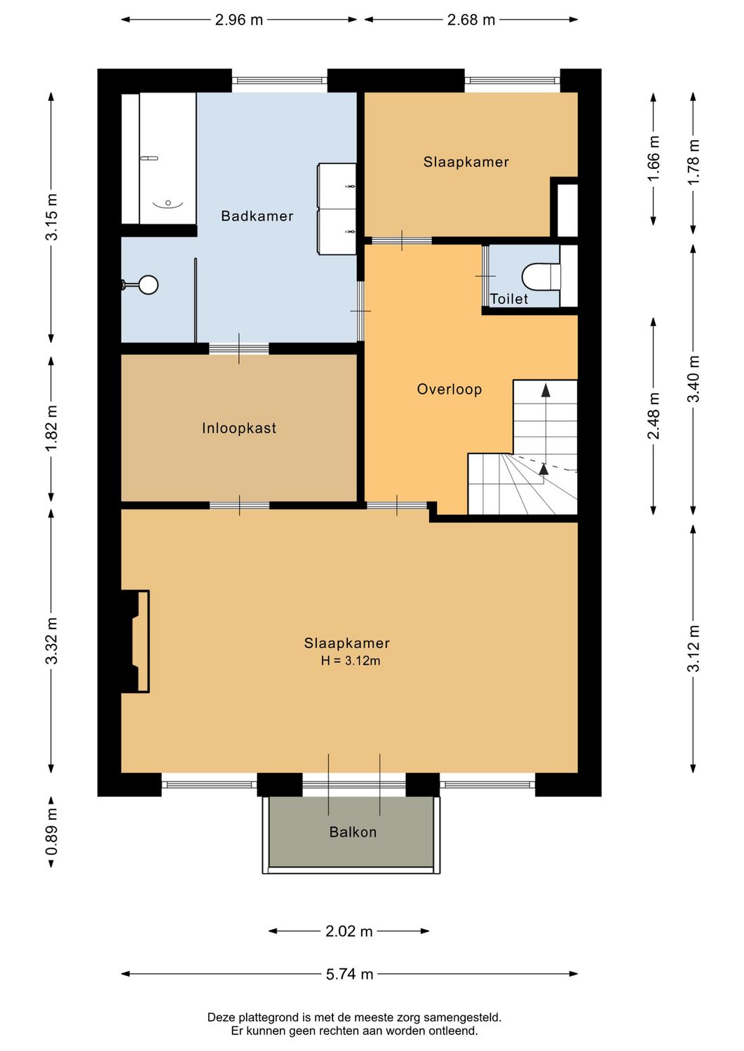 Singel 100, SCHIEDAM plattegrond 3