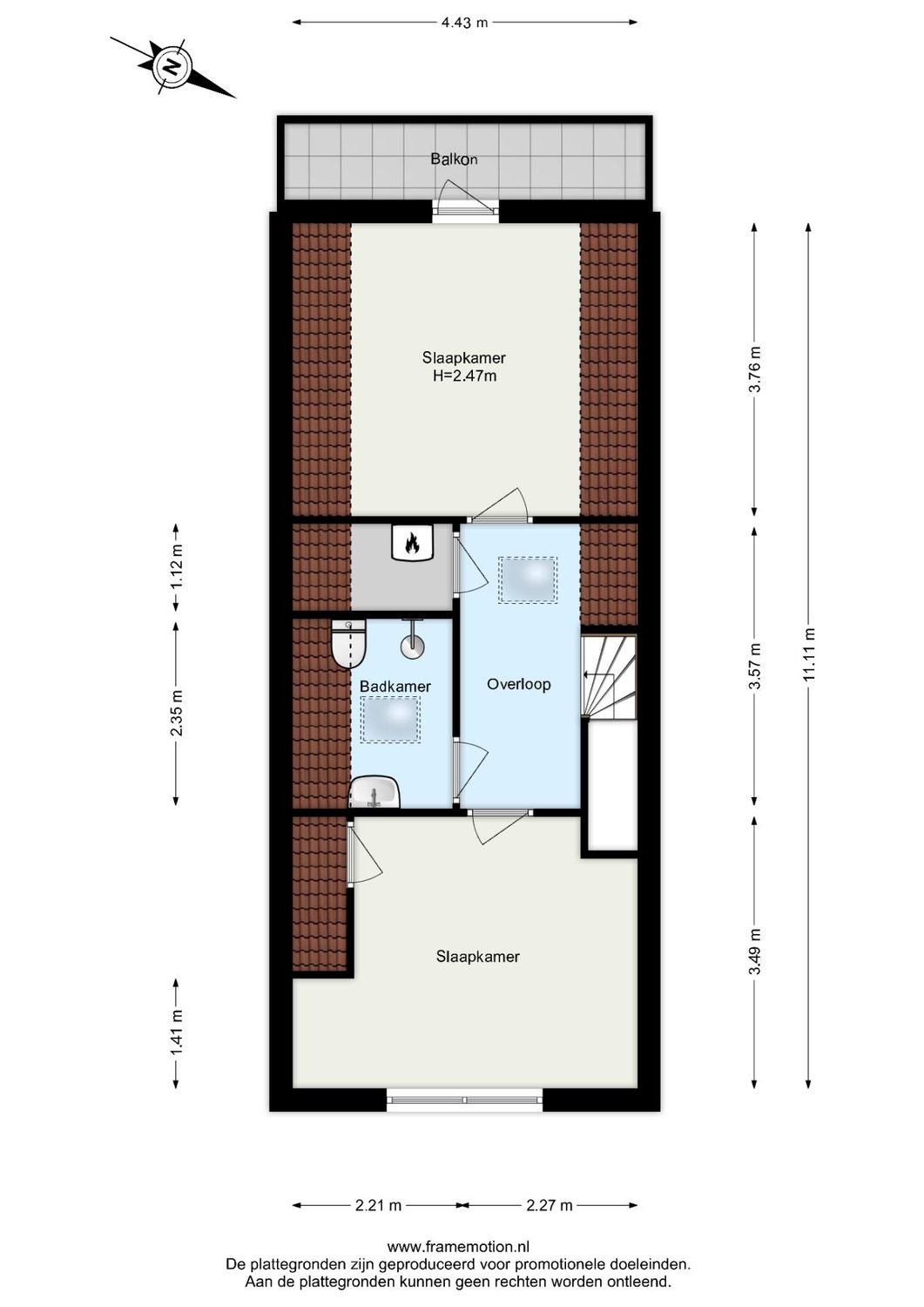 Parallelstraat 65B, ROTTERDAM plattegrond 2