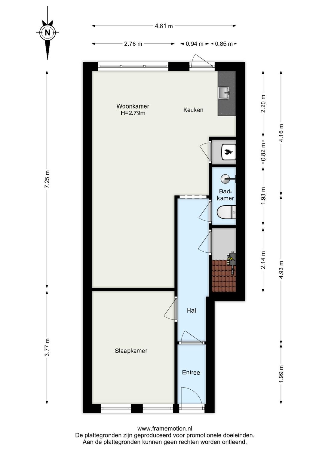 Parallelstraat 65A, ROTTERDAM plattegrond 1