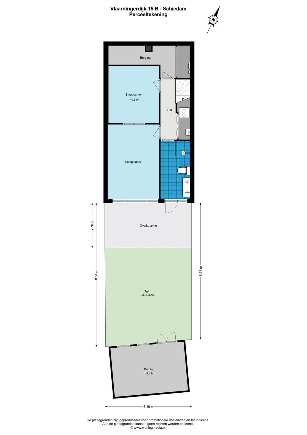 Vlaardingerdijk 15B, SCHIEDAM plattegrond 1