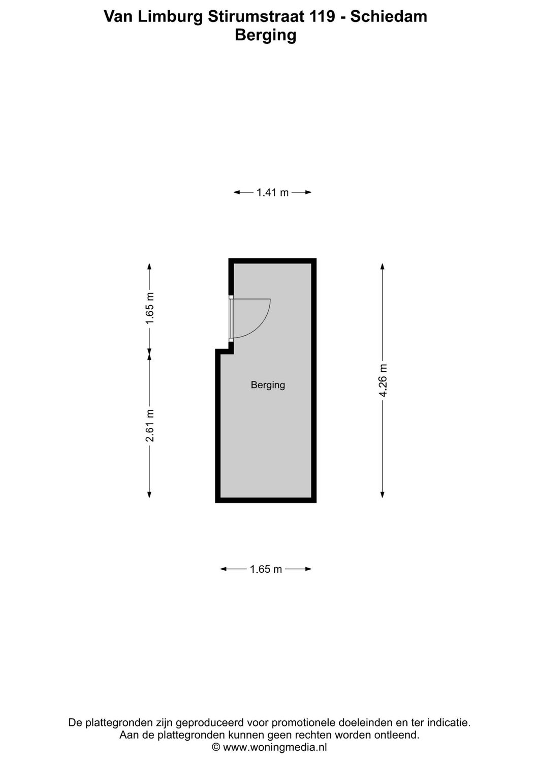 Van Limburg Stirumstraat 119, SCHIEDAM plattegrond 2