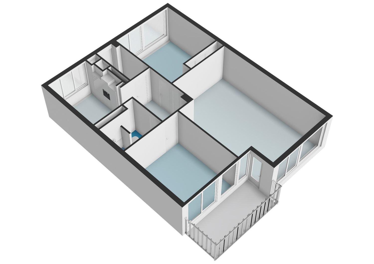 Johan Braakensiekstraat 131, SCHIEDAM plattegrond 2