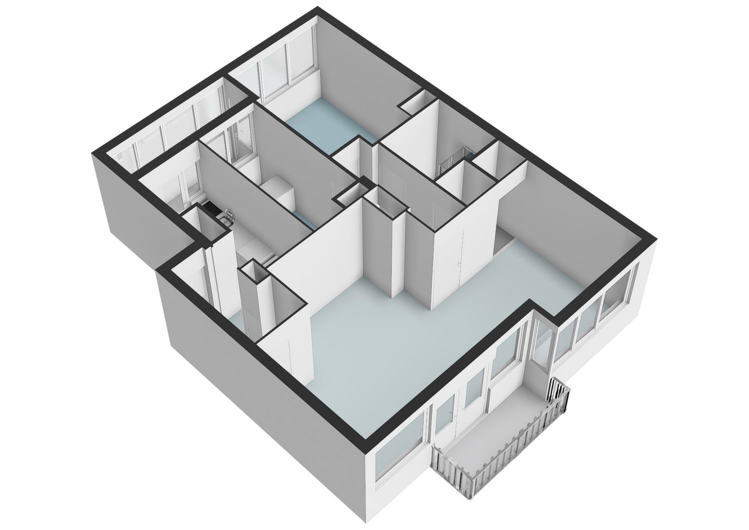Rotterdamsedijk 266D, SCHIEDAM plattegrond 1