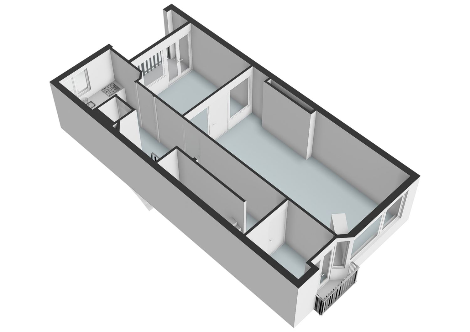 Rotterdamsedijk 196C, SCHIEDAM plattegrond 2