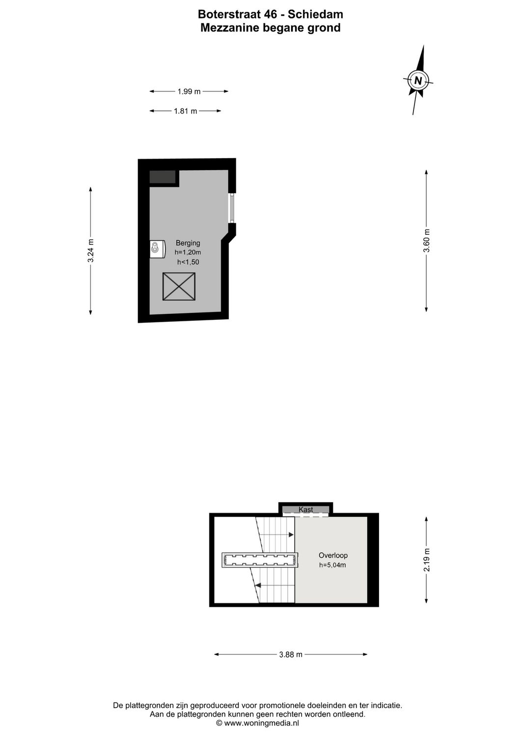 Boterstraat 46, SCHIEDAM plattegrond 4