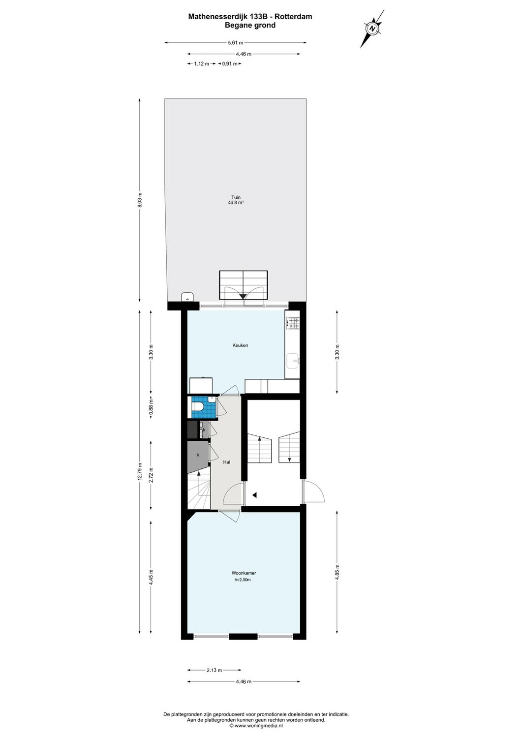 Mathenesserdijk 133B, ROTTERDAM plattegrond 1