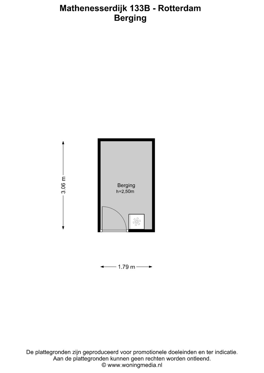 Mathenesserdijk 133B, ROTTERDAM plattegrond 2