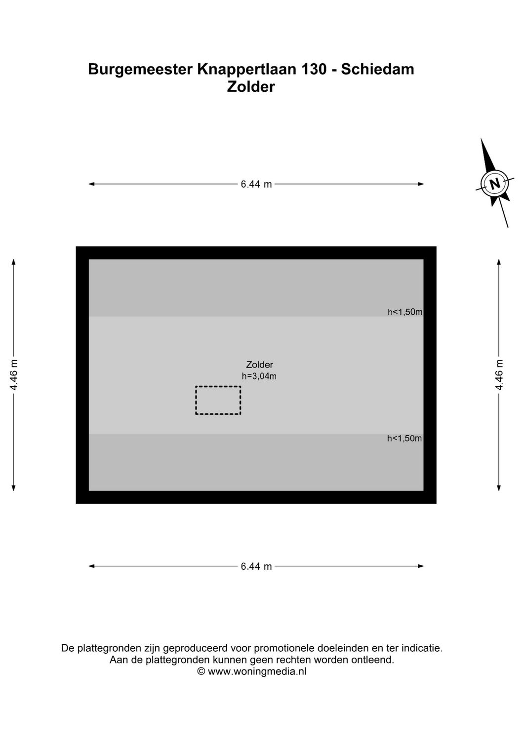 Burgemeester Knappertlaan 130, SCHIEDAM plattegrond 4