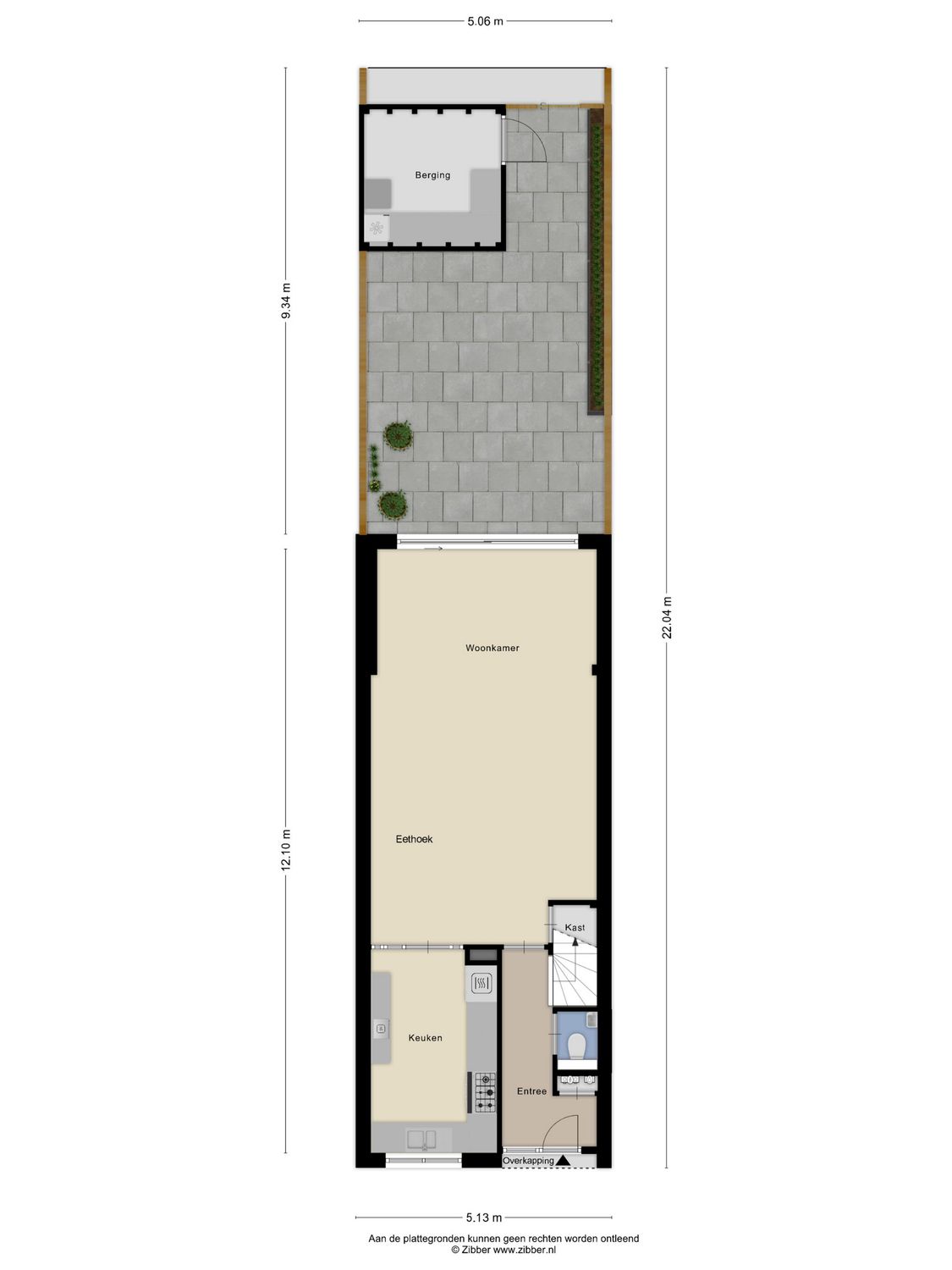 P J Troelstralaan 8E, SCHIEDAM plattegrond 1