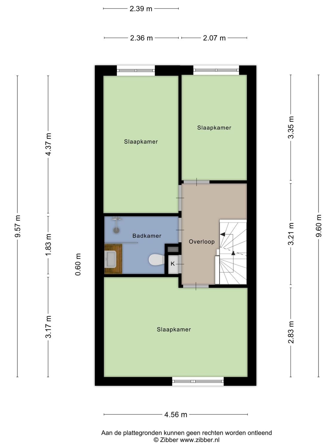 P J Troelstralaan 8E, SCHIEDAM plattegrond 3