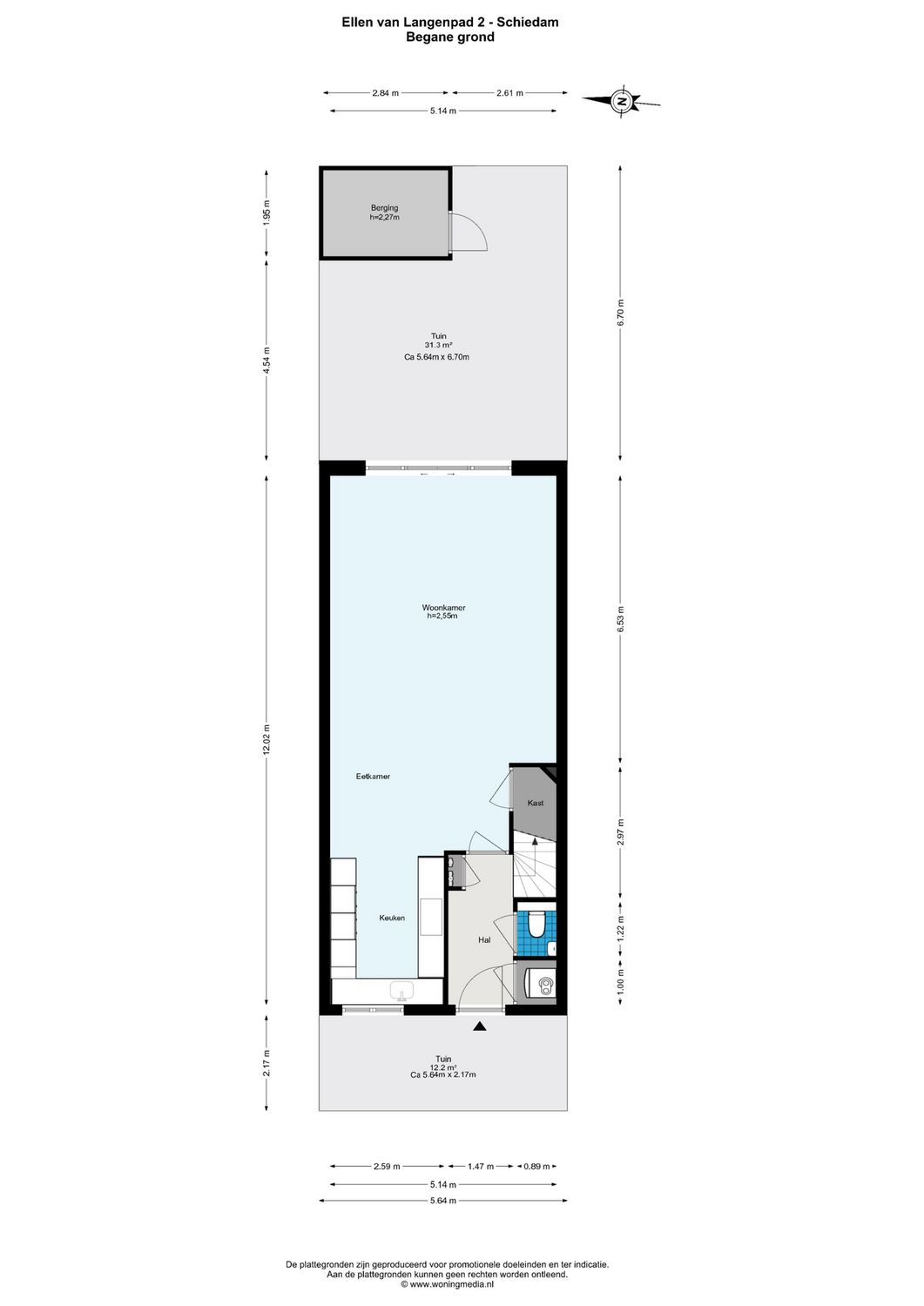 Ellen van Langenpad 2, SCHIEDAM plattegrond 0