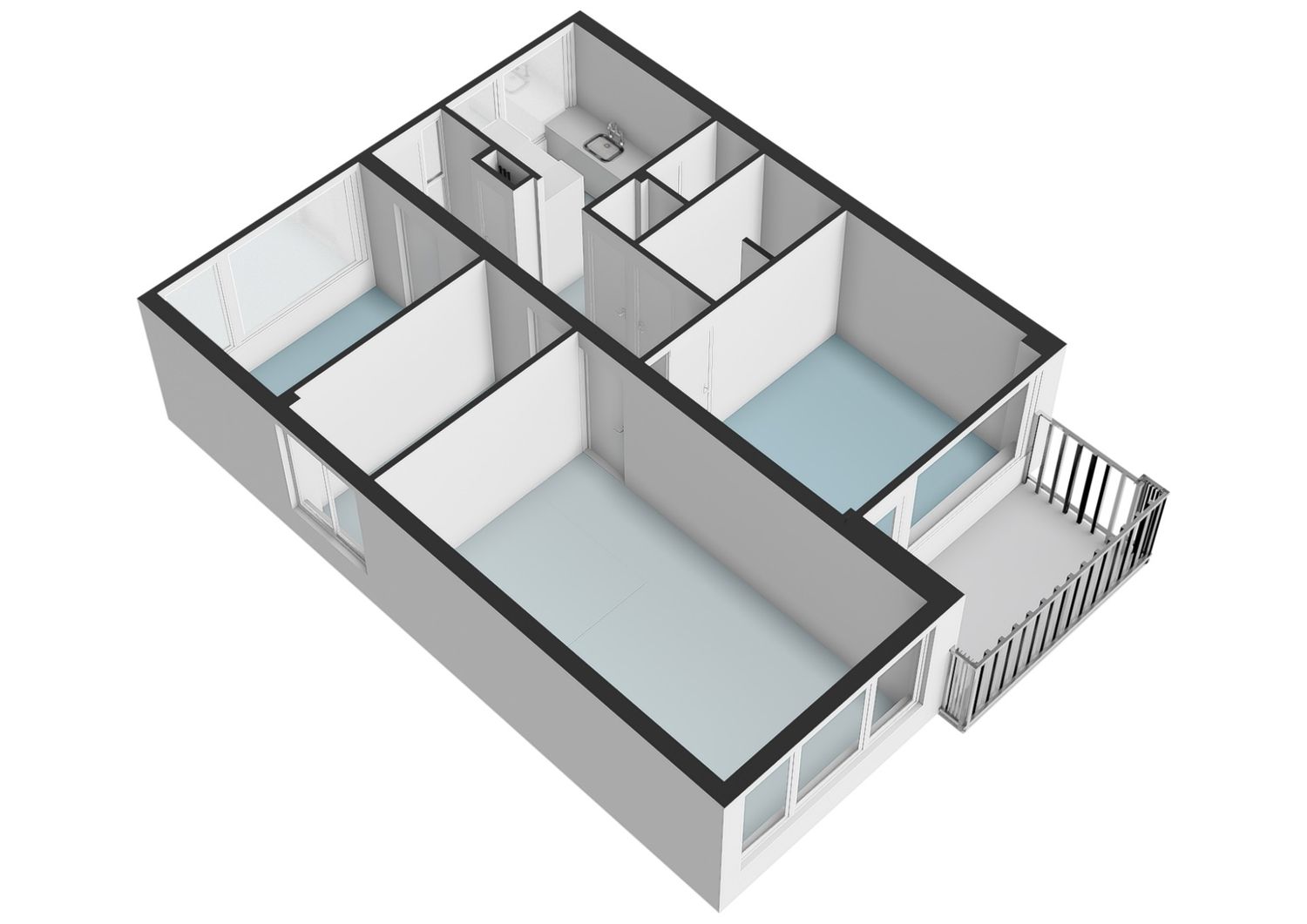 Dirk Sch&auml;ferplein 127, SCHIEDAM plattegrond 1