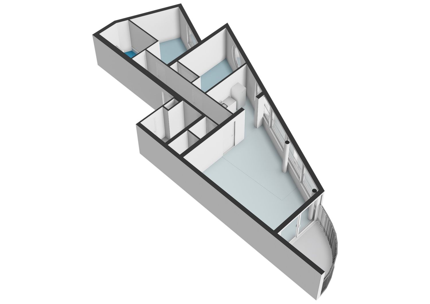 Rembrandtlaan 107, SCHIEDAM plattegrond 2
