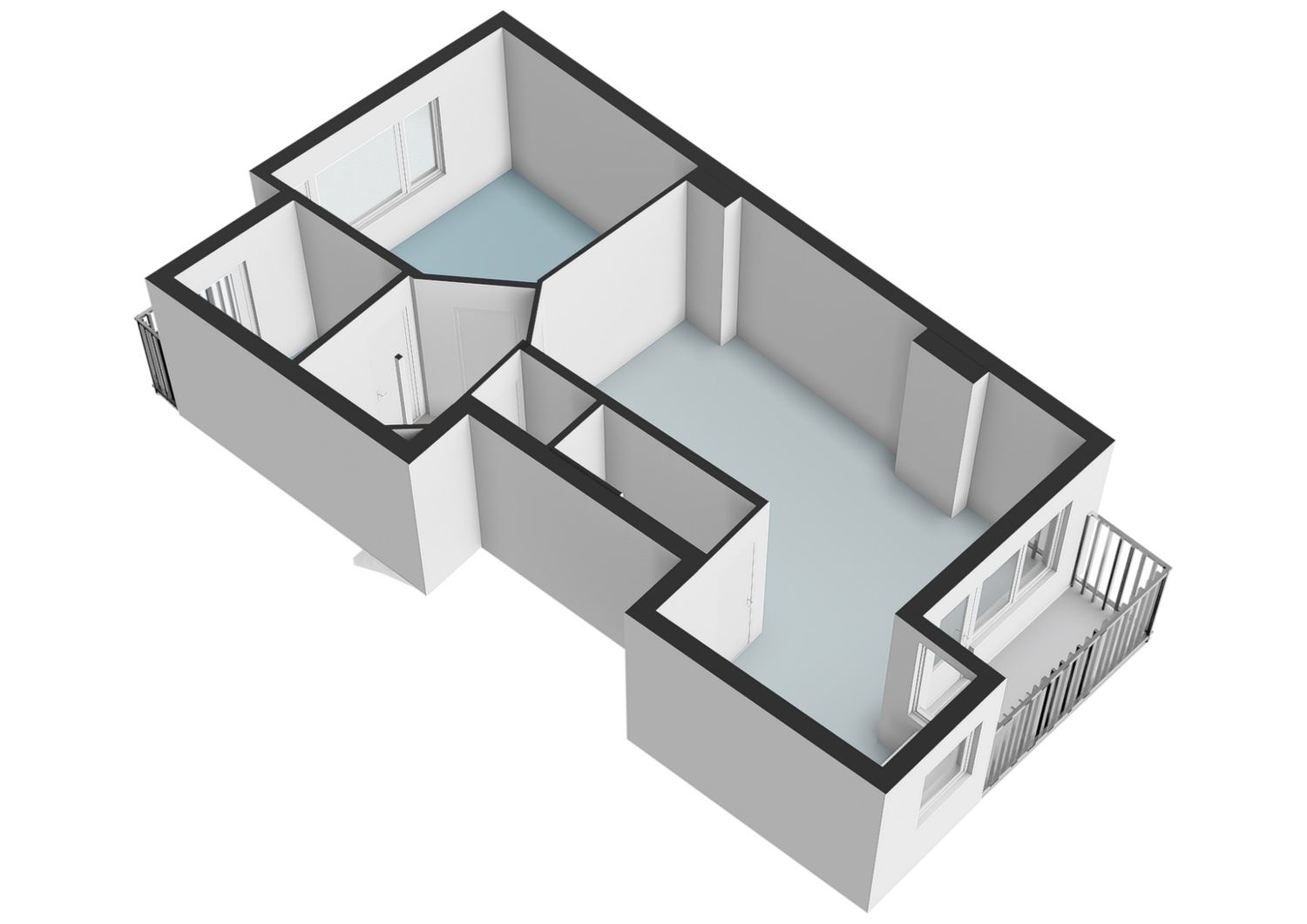 Singel 11B, SCHIEDAM plattegrond 3