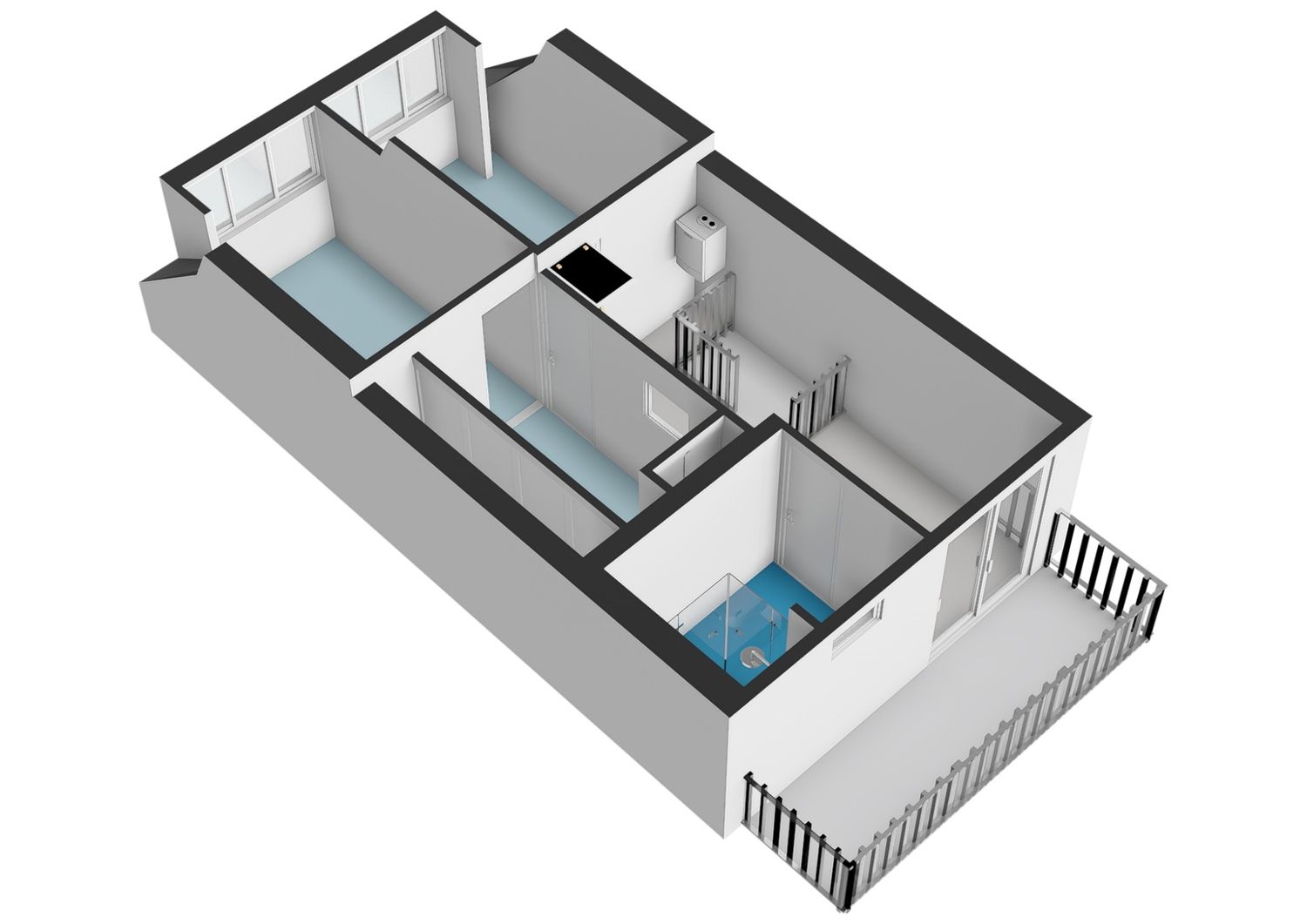 Voltastraat 12B, SCHIEDAM plattegrond 5