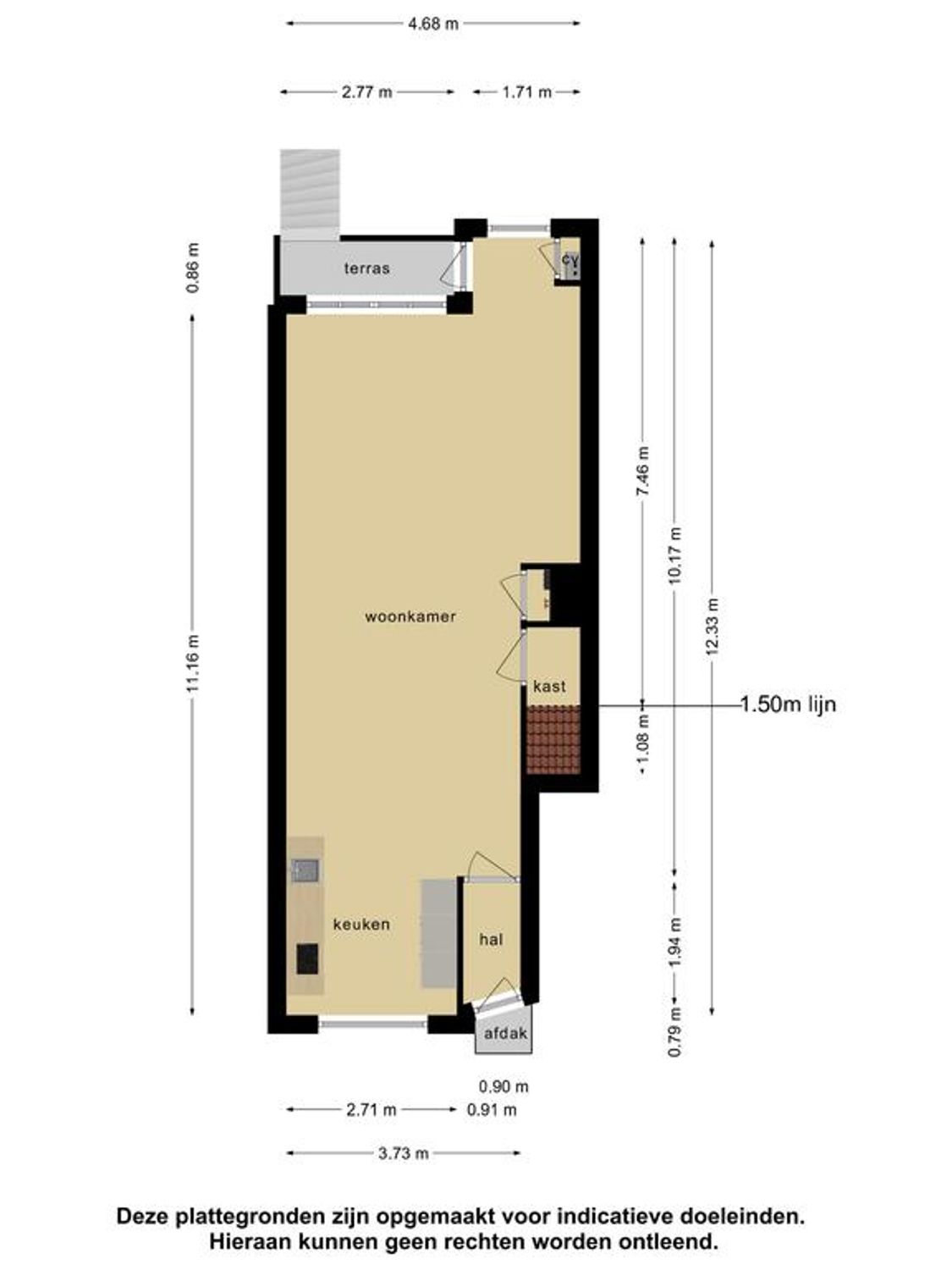 Huysmansstraat 91A, SCHIEDAM plattegrond 0