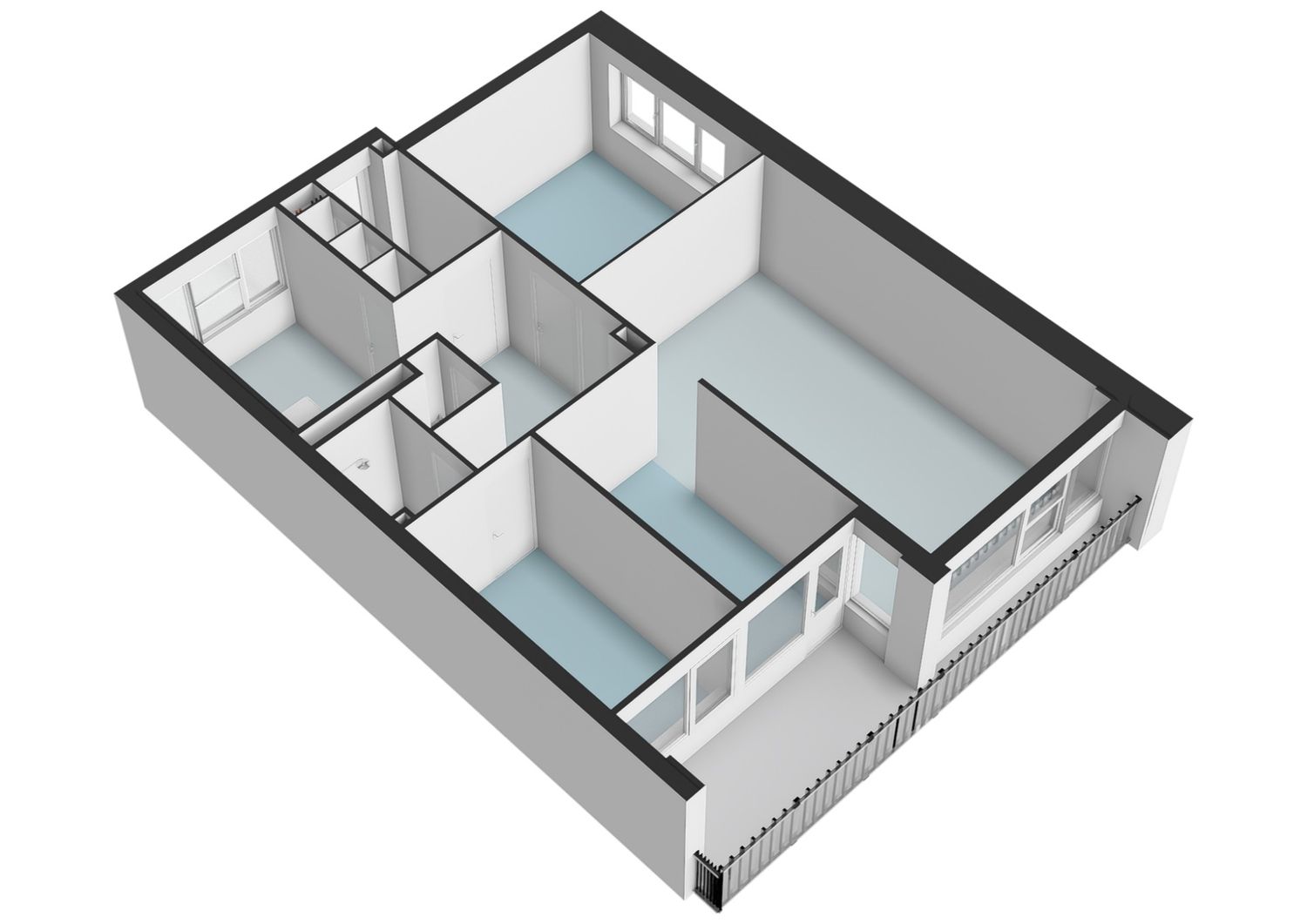 Johan Braakensiekstraat 75, SCHIEDAM plattegrond 1