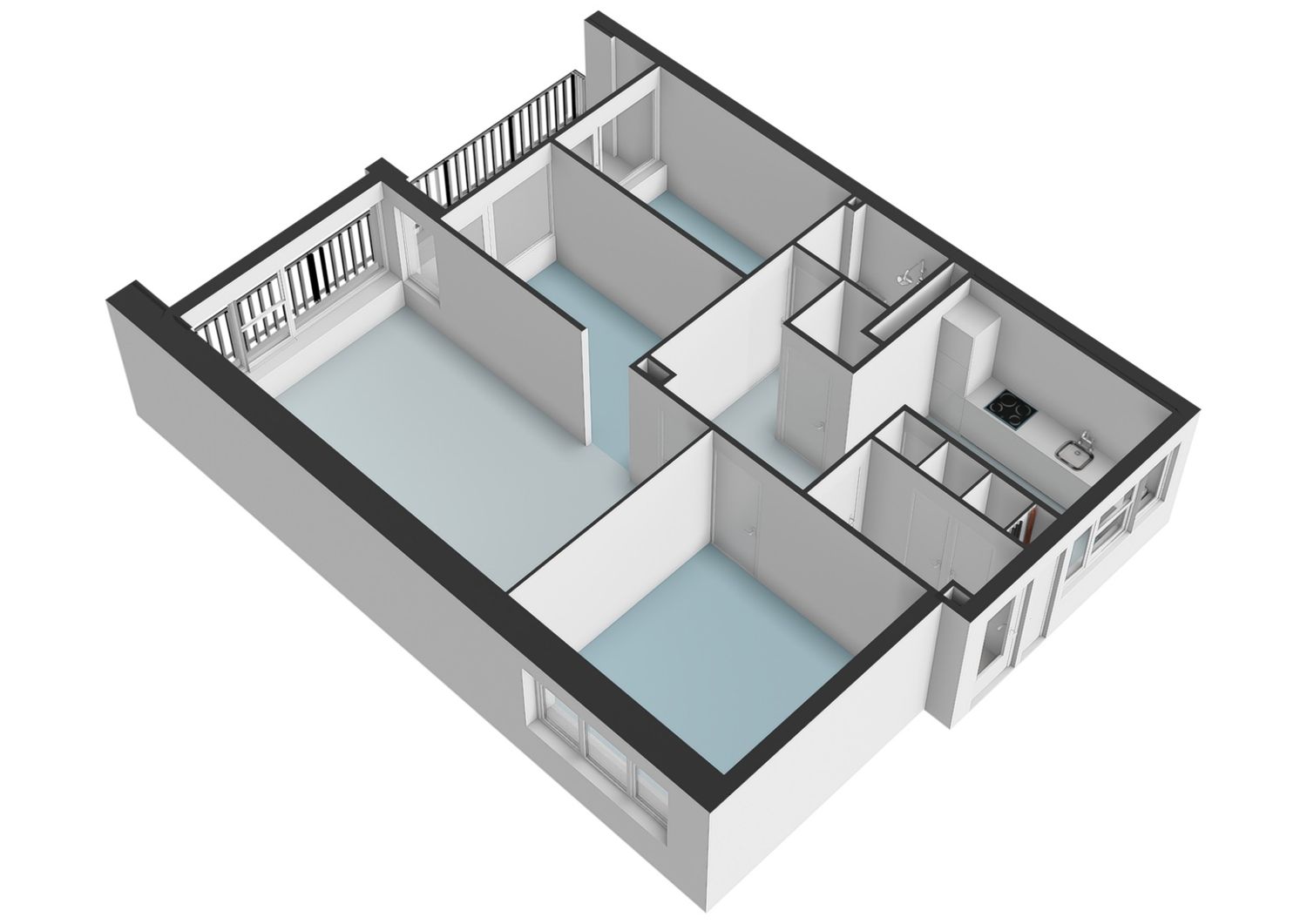 Johan Braakensiekstraat 75, SCHIEDAM plattegrond 2