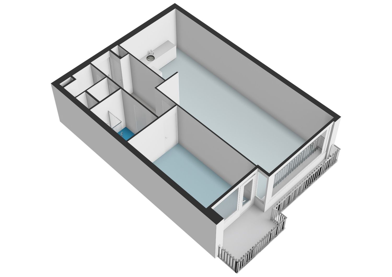 Over de Vesten 70, SCHIEDAM plattegrond 3