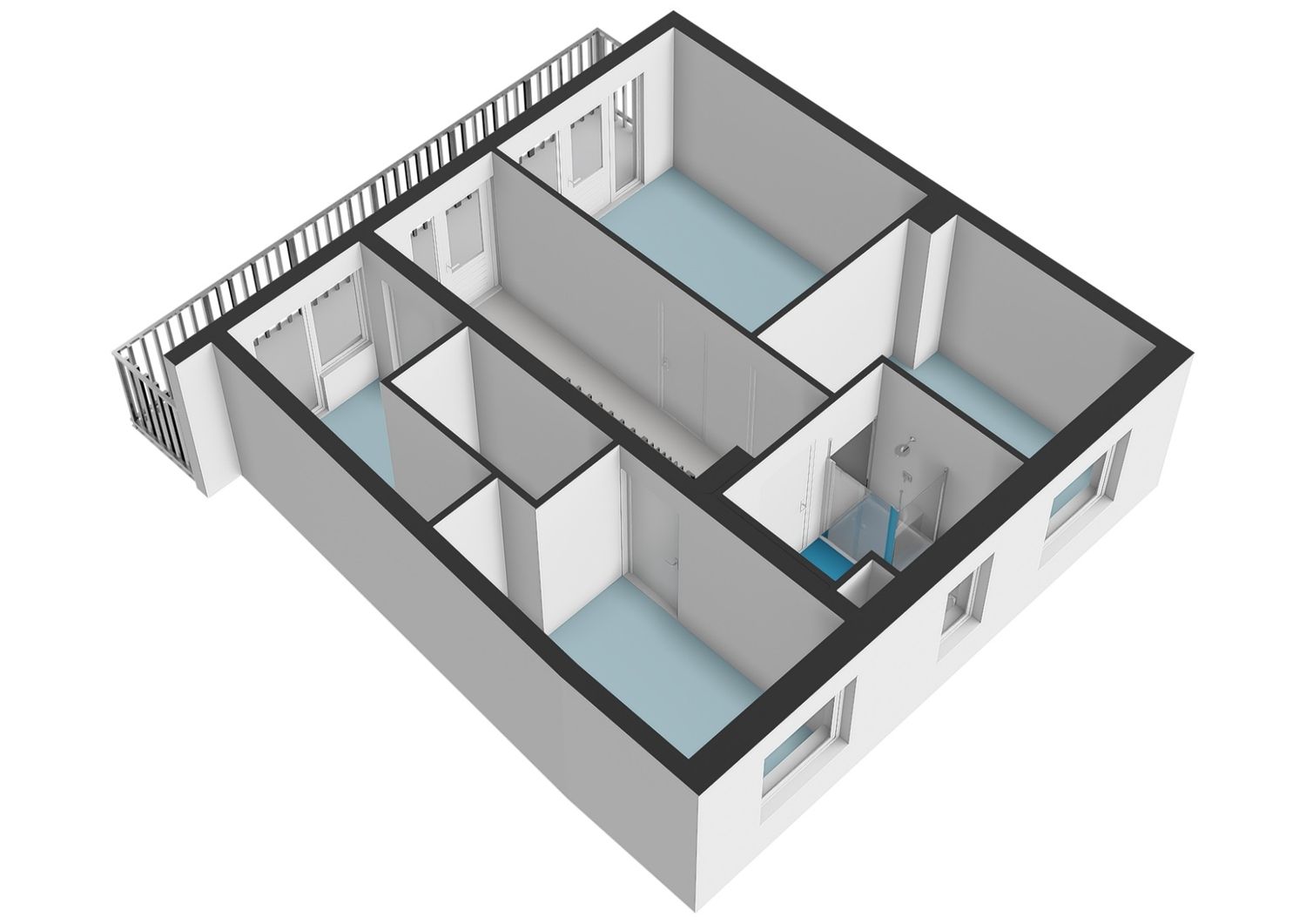 R&ouml;sener Manzstraat 11A, ROTTERDAM plattegrond 7