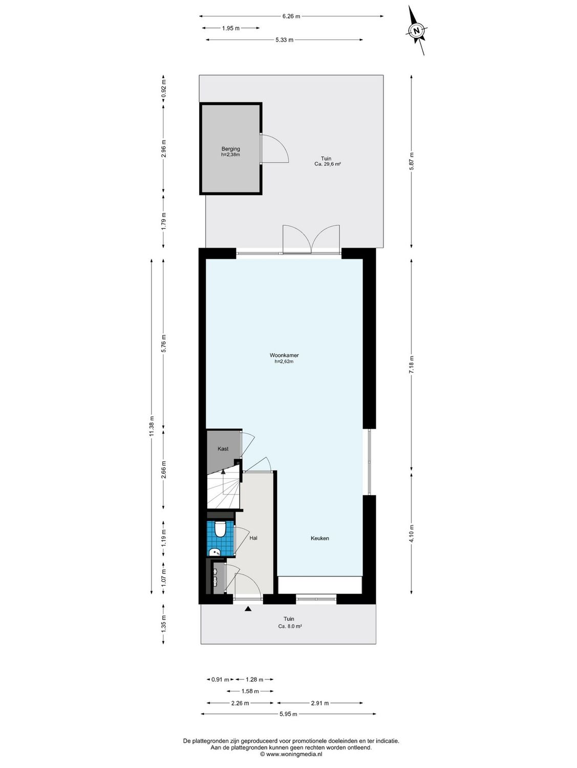 Zwembaan 9, VLAARDINGEN plattegrond 0