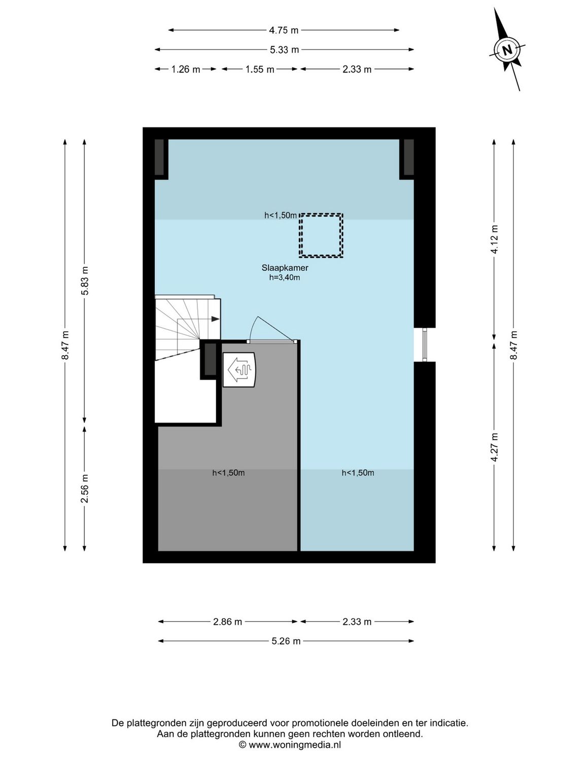 Zwembaan 9, VLAARDINGEN plattegrond 2