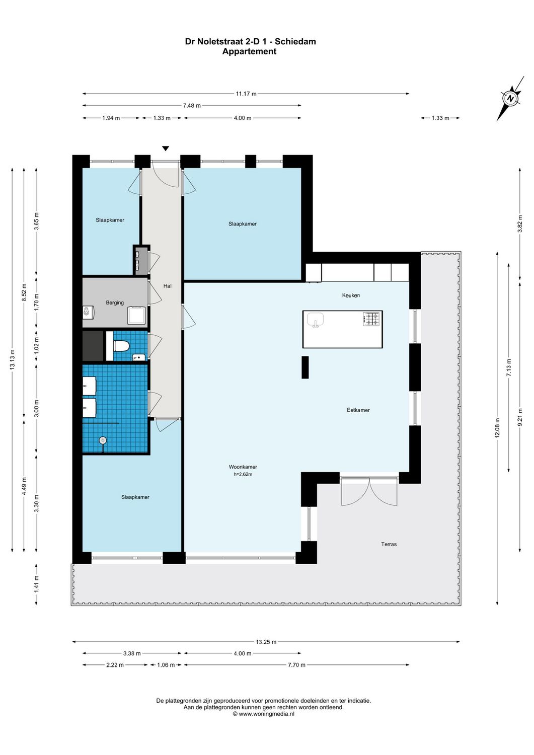 Dr Noletstraat 2D 1, SCHIEDAM plattegrond 0