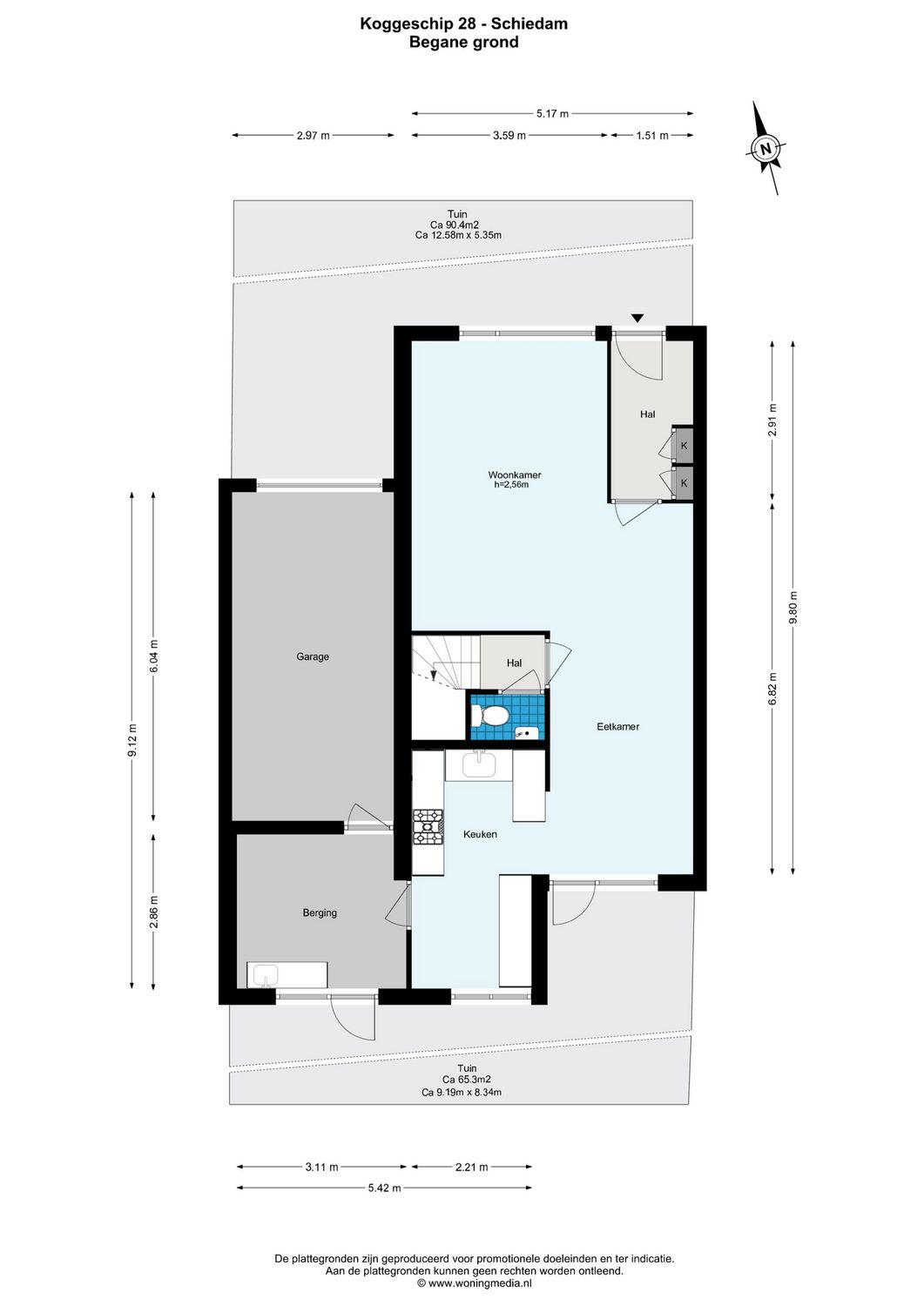 Koggeschip 28, SCHIEDAM plattegrond 0