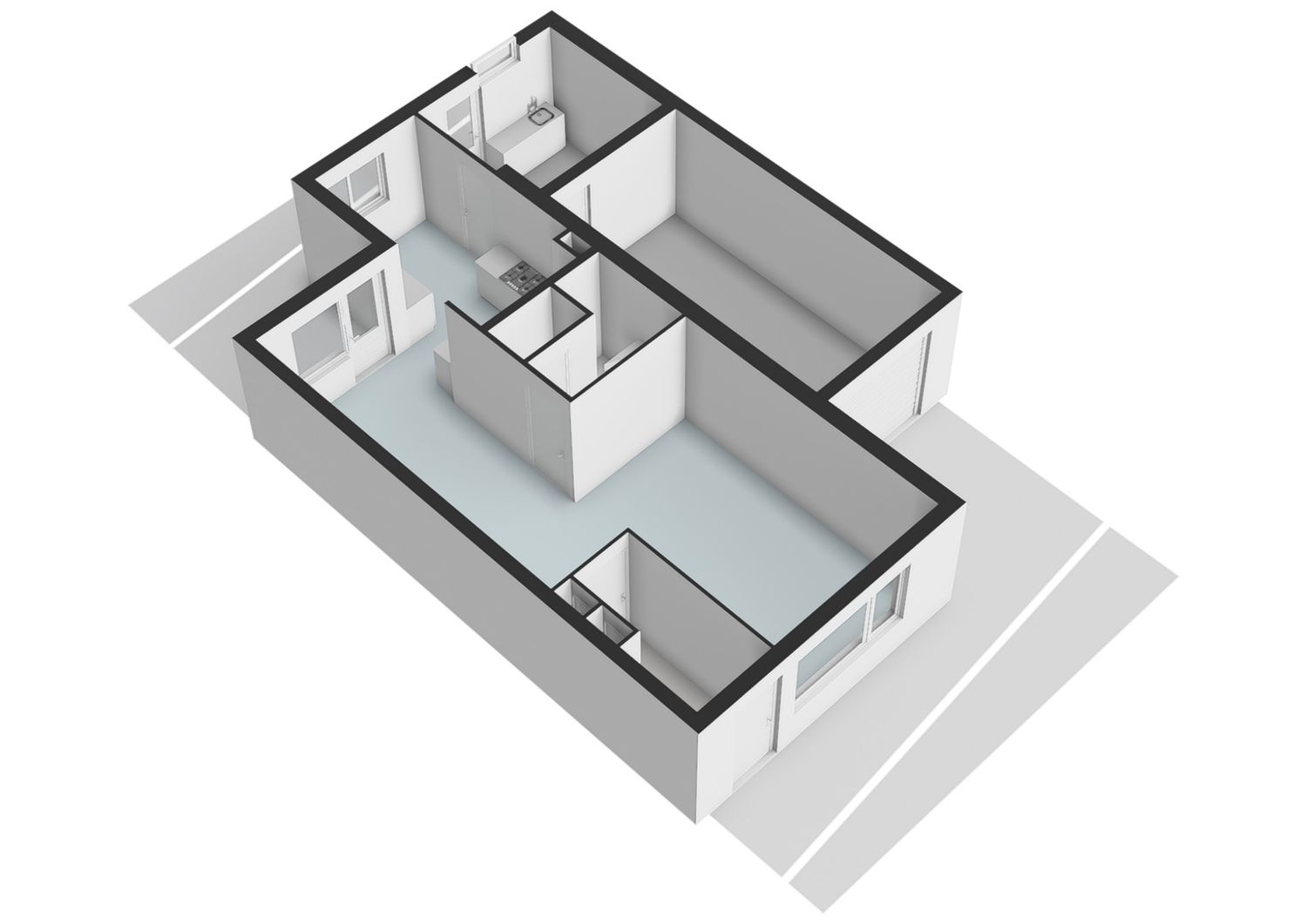 Koggeschip 28, SCHIEDAM plattegrond 5