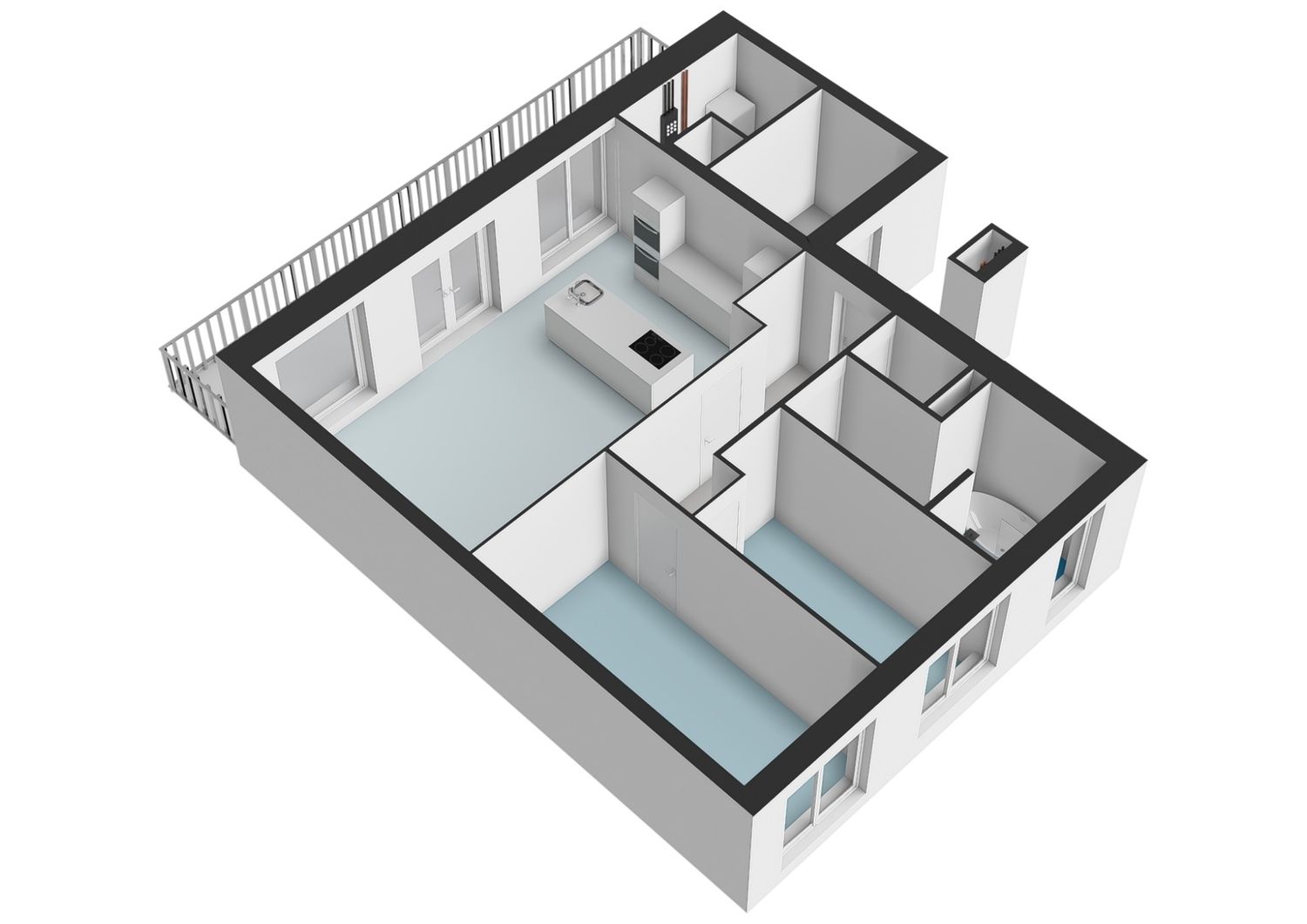 Johan Braakensiekstraat 86, SCHIEDAM plattegrond 2