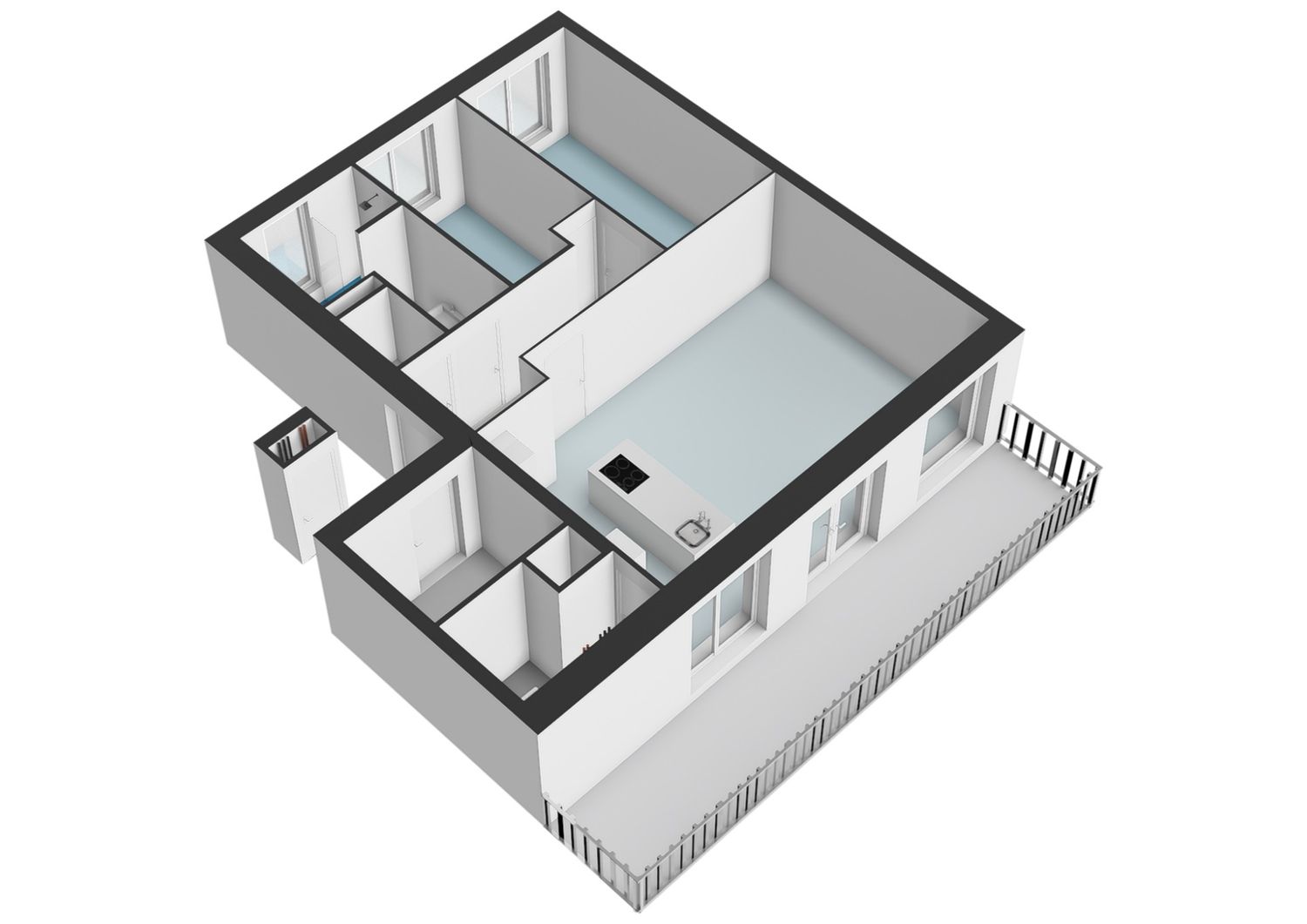 Johan Braakensiekstraat 86, SCHIEDAM plattegrond 3