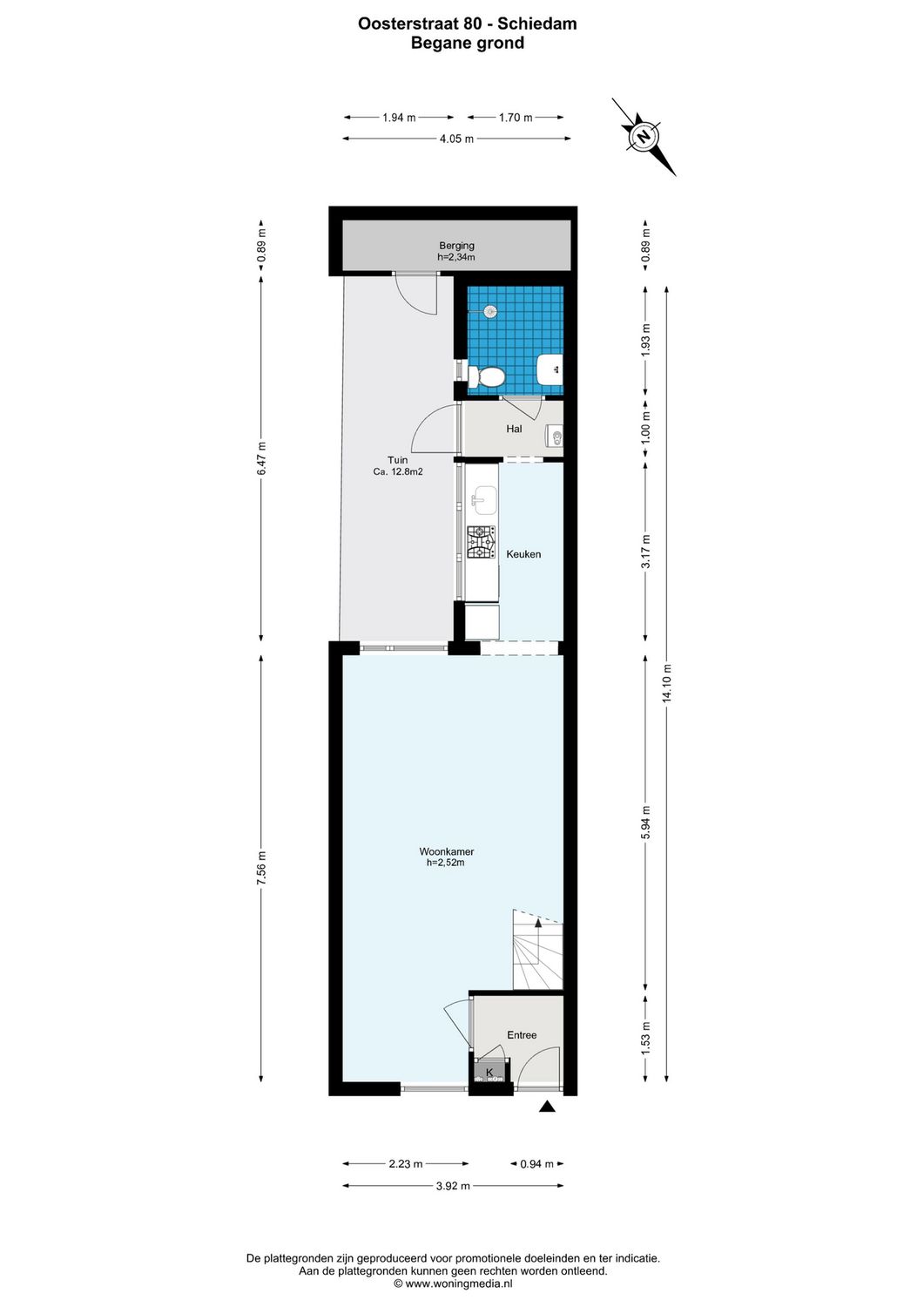Oosterstraat 80, SCHIEDAM plattegrond 0