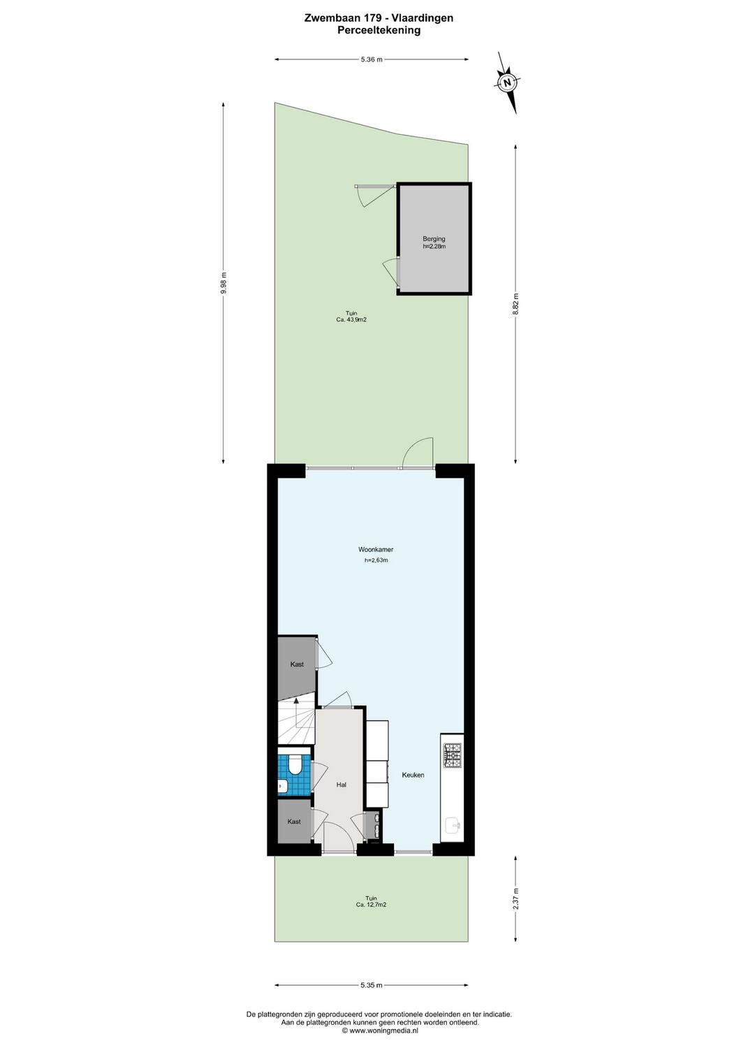 Zwembaan 179, VLAARDINGEN plattegrond 0