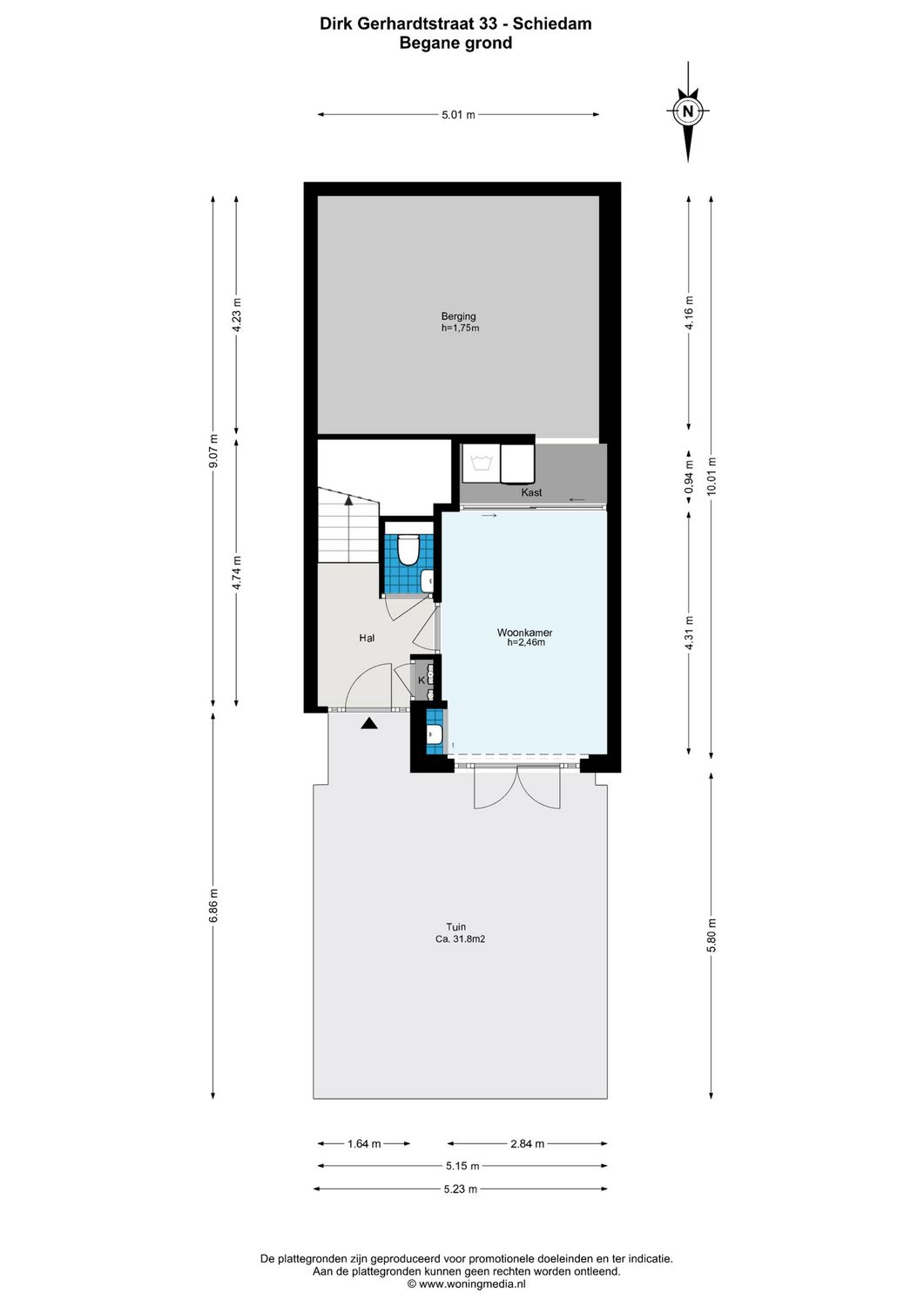 Dirk Gerhardtstraat 33, SCHIEDAM plattegrond 0