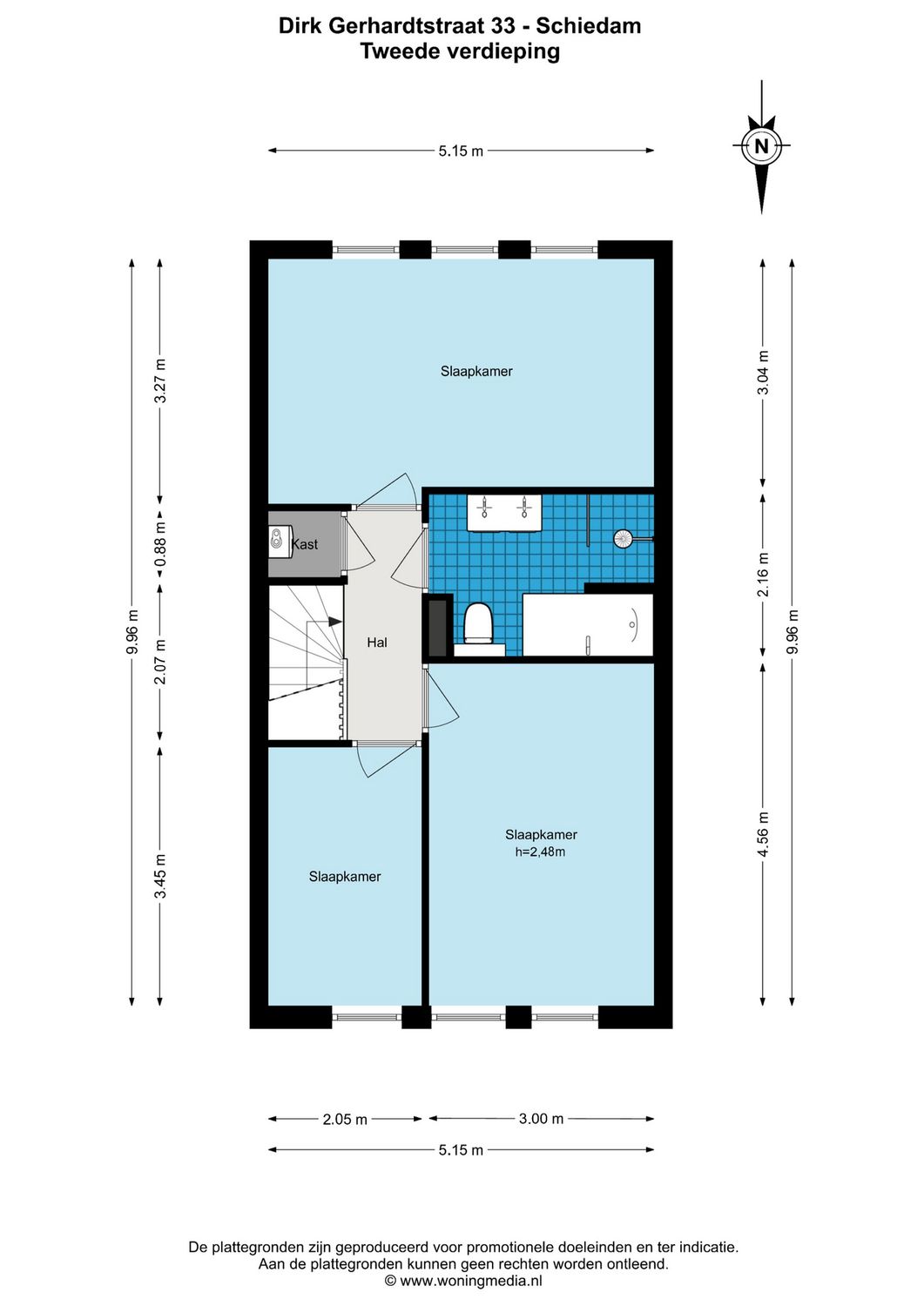 Dirk Gerhardtstraat 33, SCHIEDAM plattegrond 2