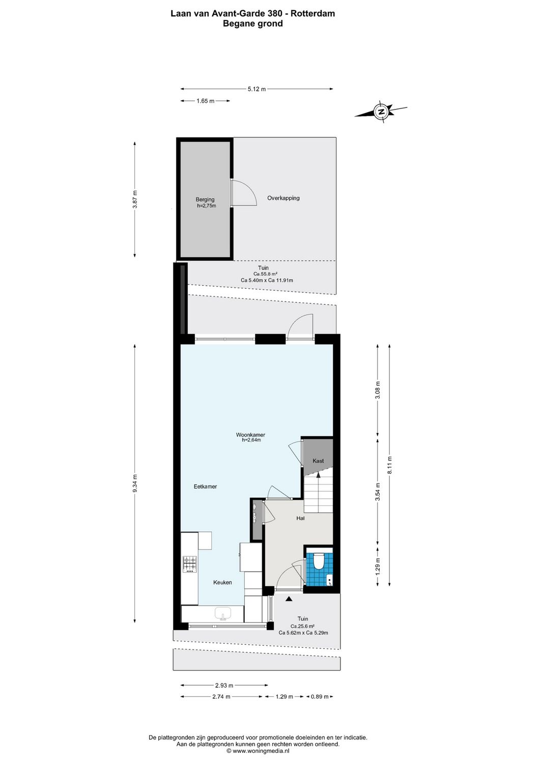 Laan van Avant-Garde 380, ROTTERDAM plattegrond 0