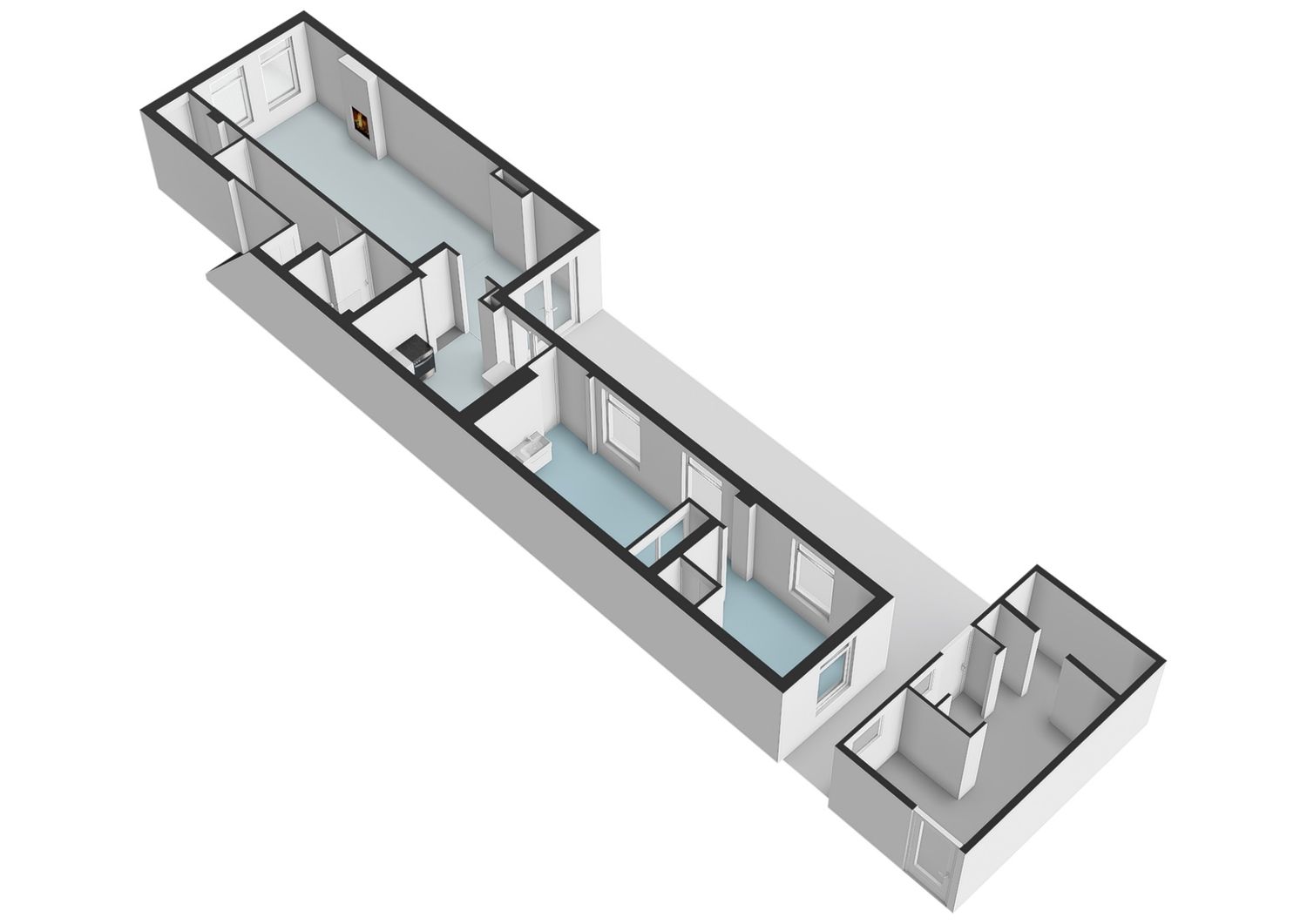 Nassaulaan 19A, SCHIEDAM plattegrond 1