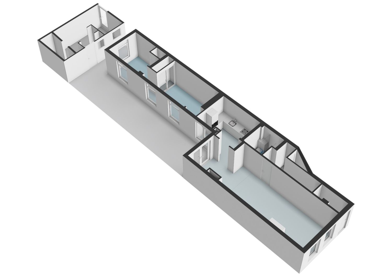 Nassaulaan 19A, SCHIEDAM plattegrond 2