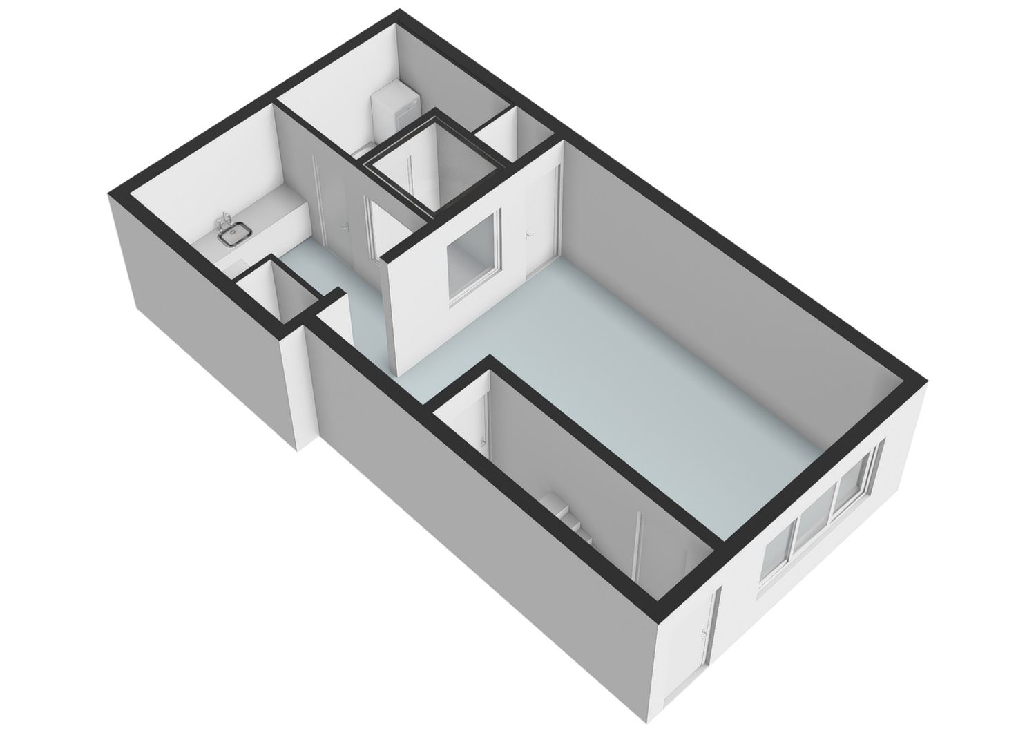 Visserstraat 25, SCHIEDAM plattegrond 1