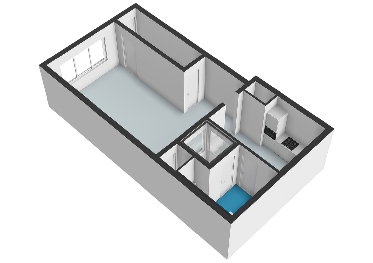 Visserstraat 25, SCHIEDAM plattegrond 2