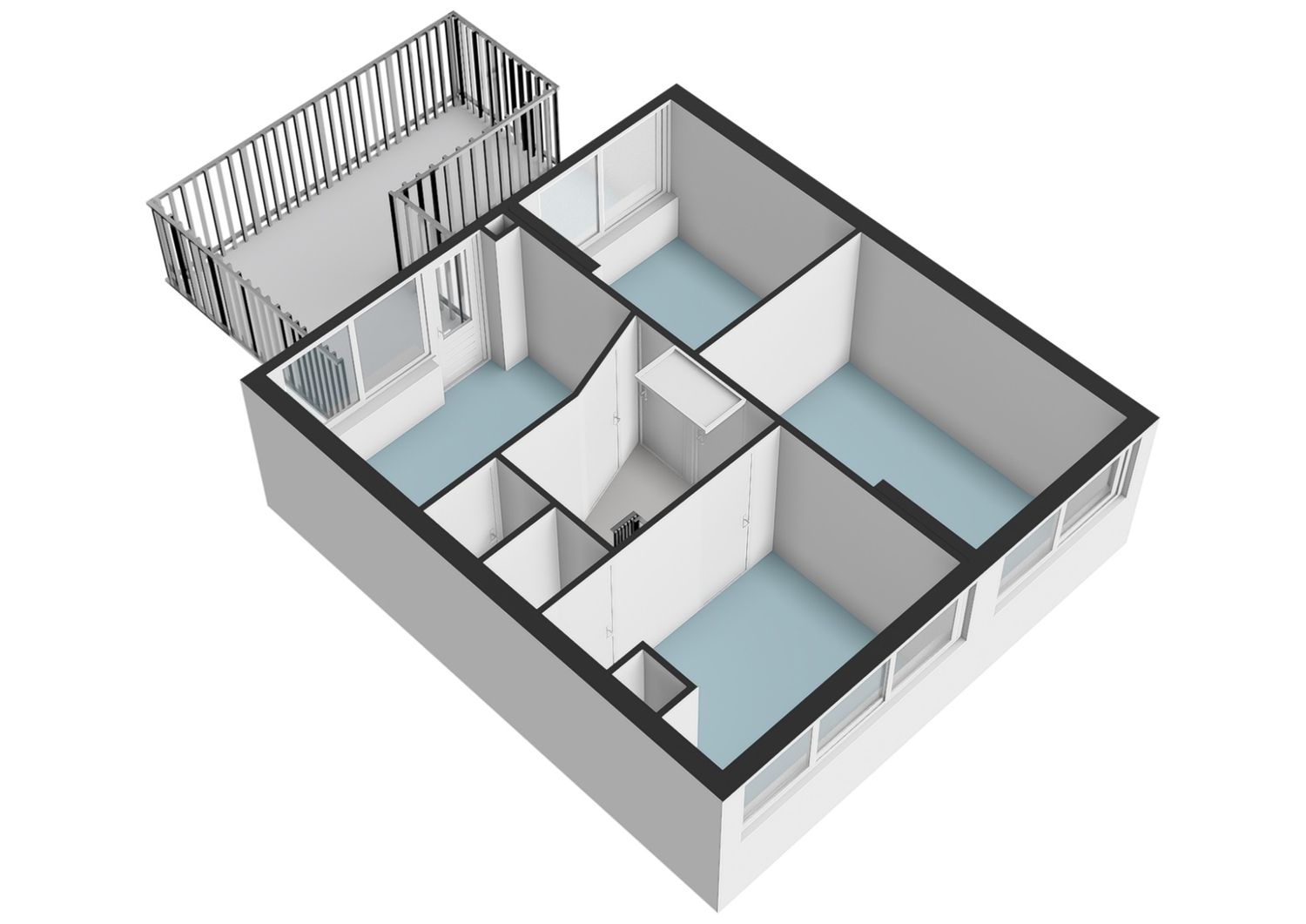 Visserstraat 25, SCHIEDAM plattegrond 5